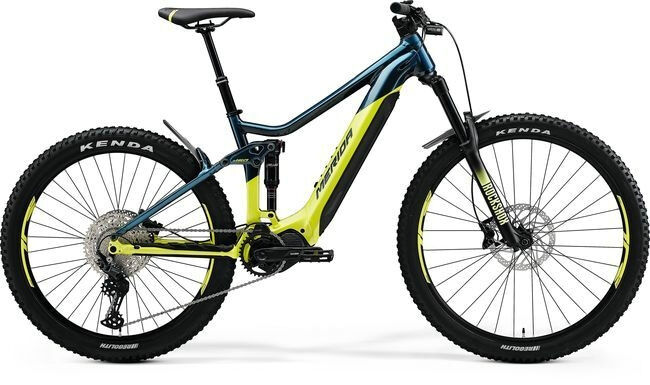 Merida eONE-SIXTY 500 EP2 TEAL-BLUE/LIME 29"/27,5" 630 Wh Diamant