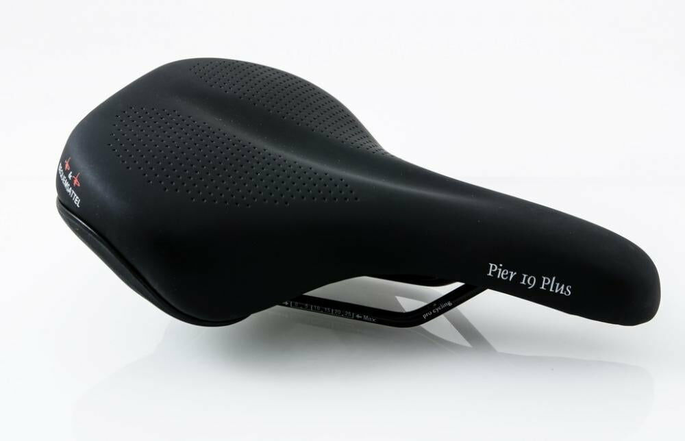 P&P Bequemsattel Pier 19 Plus 519P schwarz