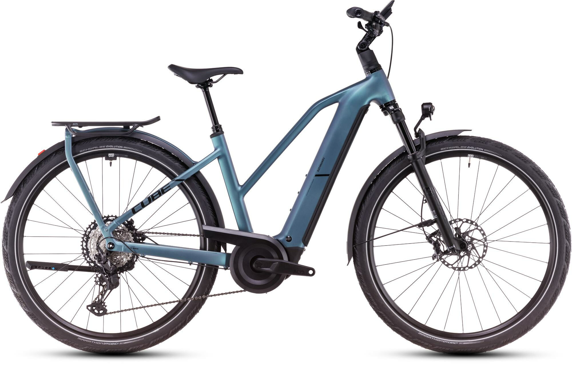 Cube Kathmandu Hybrid SLX 800 graphite´n´black 28" 800 Wh Trapez