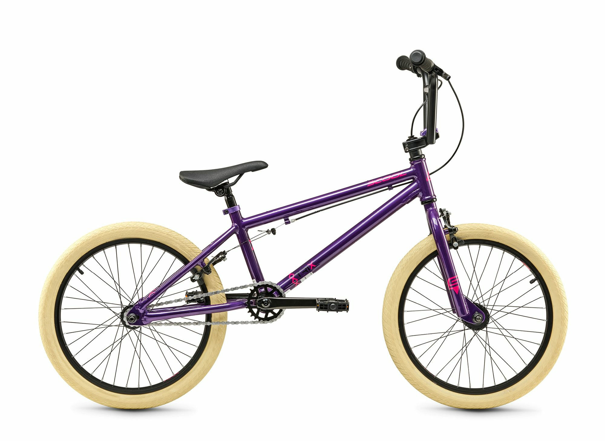 S'COOL XtriX 40 BMX Purple/Fuchsia 20" Diamant 20"