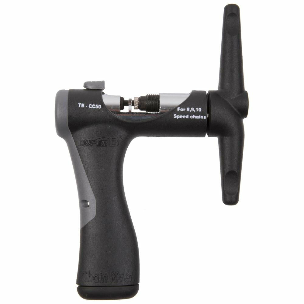 SuperB TB-CC50 Premium Kettennieter für 1-10-fach Ketten, CrV-Stahl, ergonomisch, mit Ersatzstift