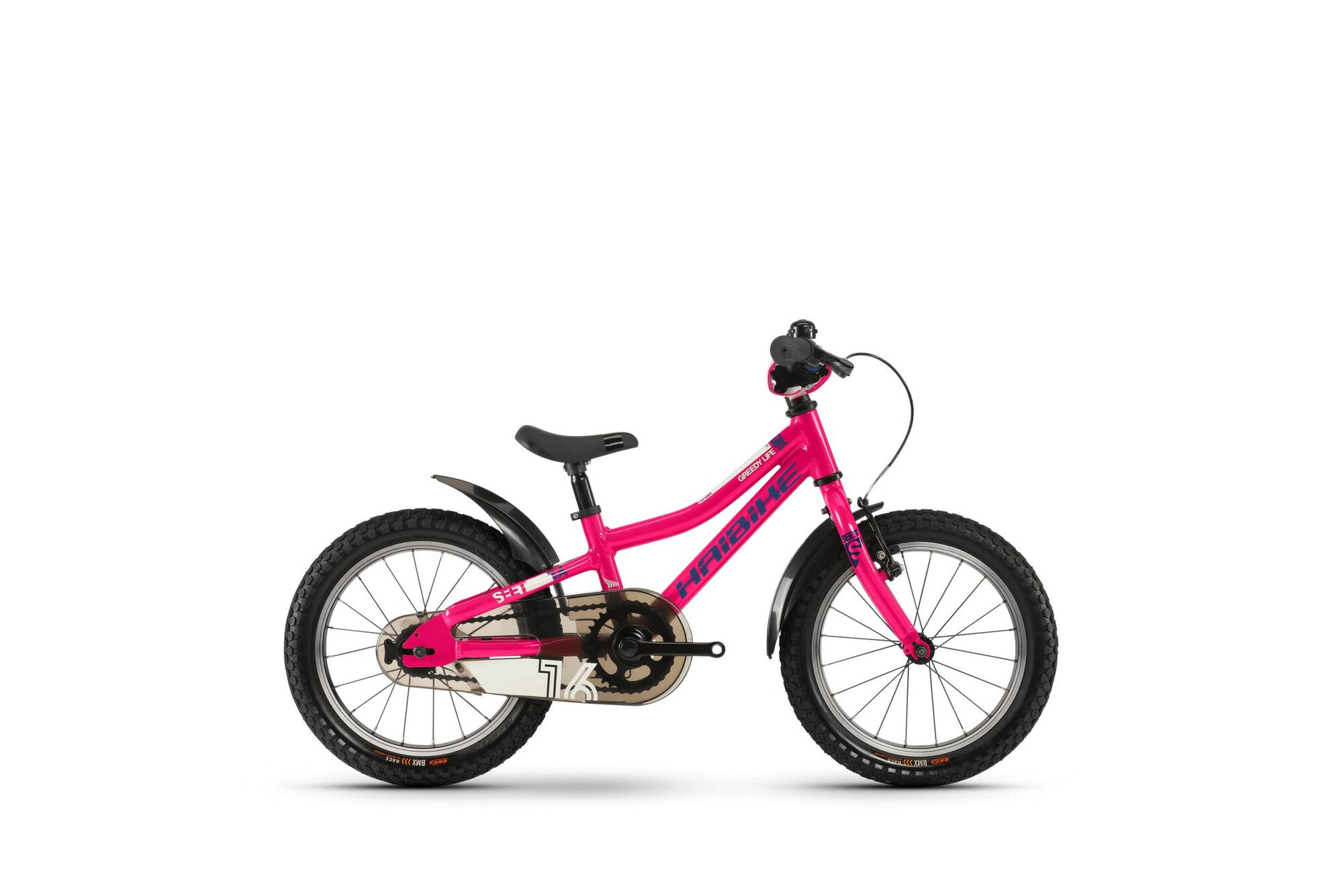 Haibike SEET Greedy Life 16' Pink/Weiß/Blau 16" Diamant