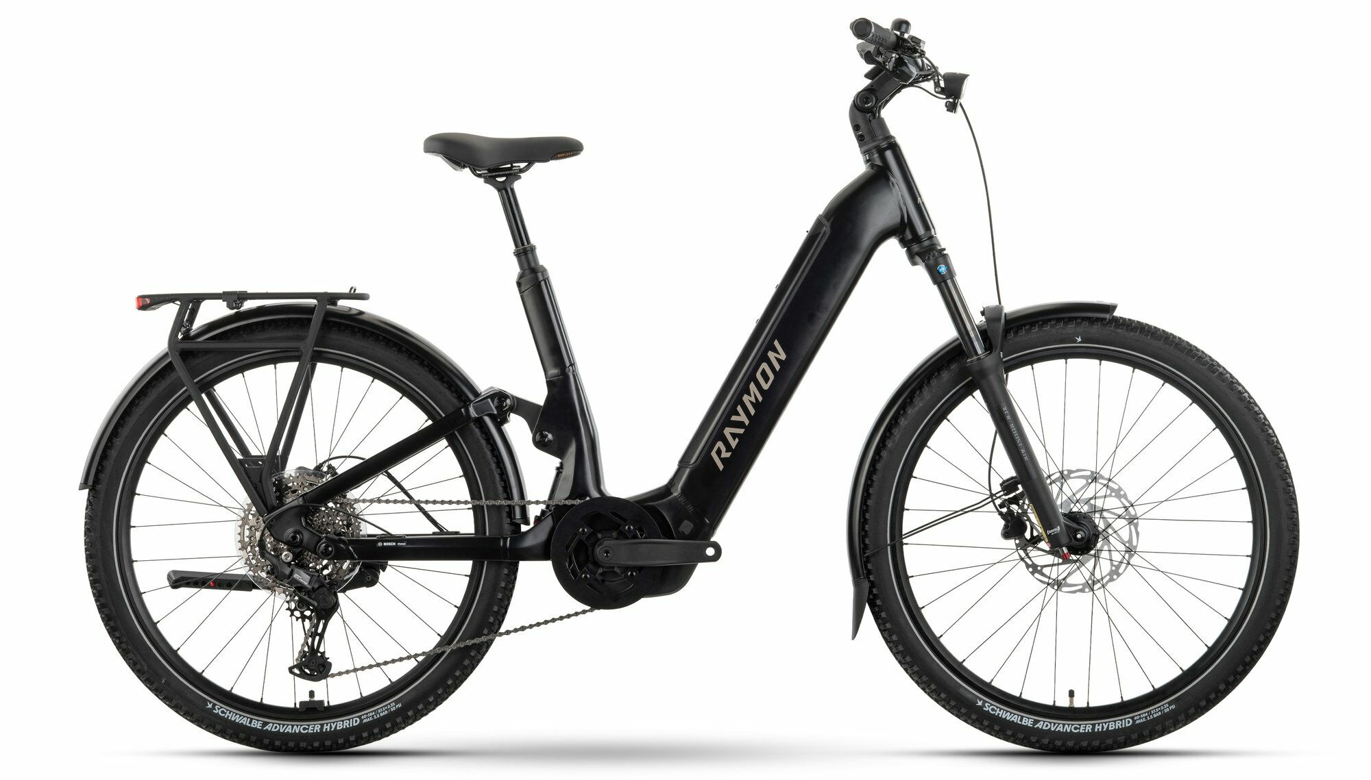 Raymon Tavano Comp black stealth - 800 Wh - 27.5 Zoll - Wave (2026)