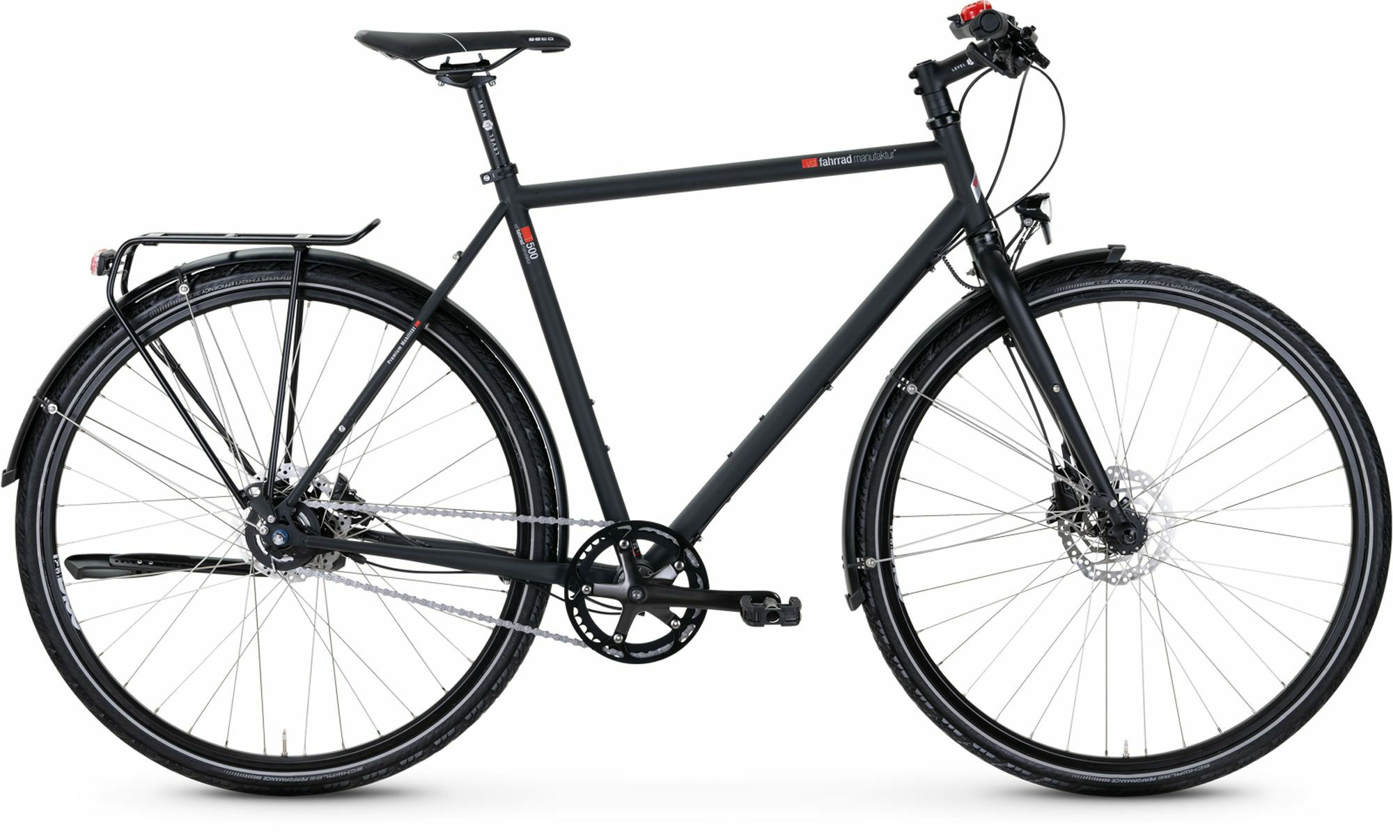 VSF Fahrradmanufaktur T-500 Alfine ebony matt - 28 Zoll - Diamant (2026)