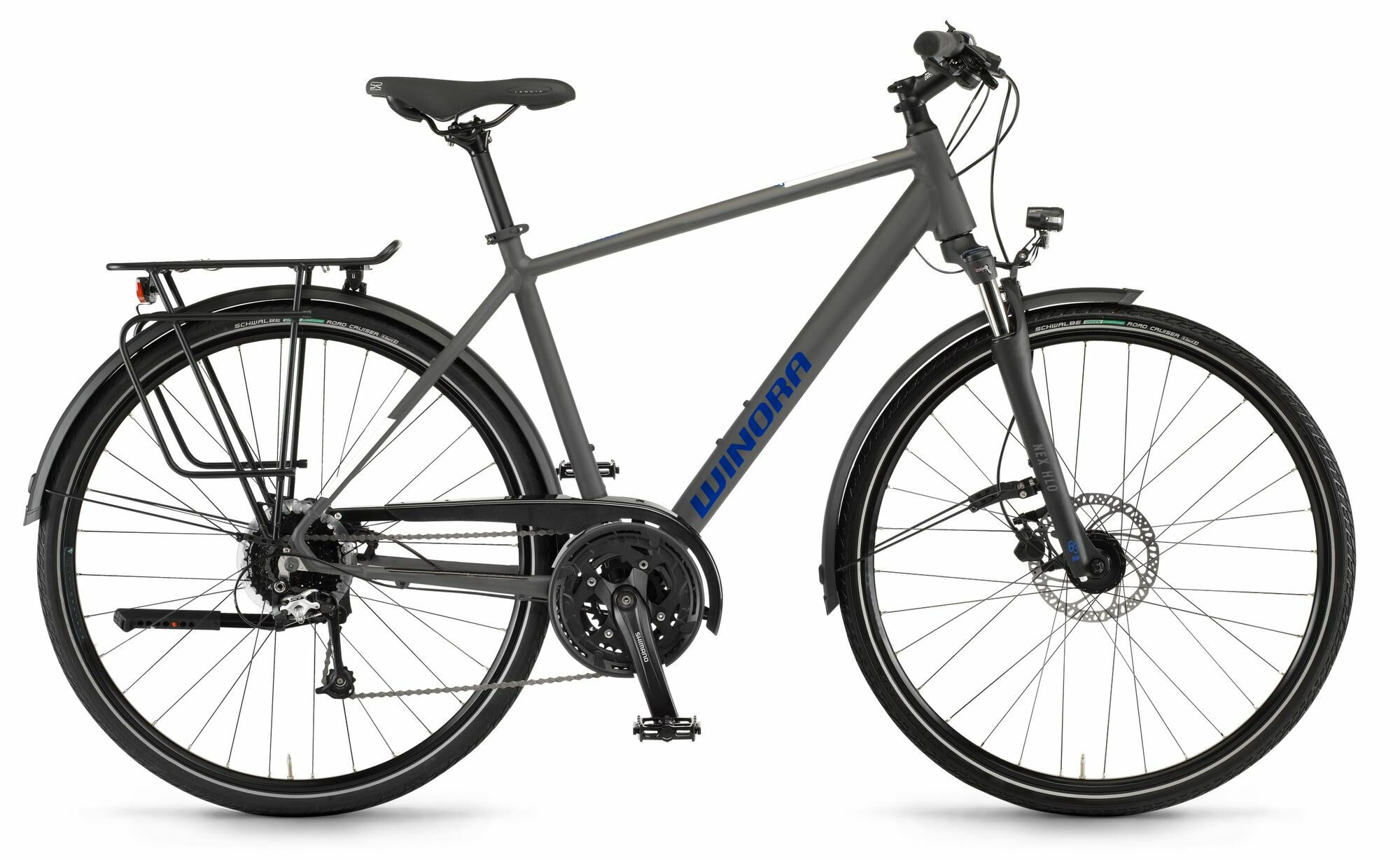 Winora Domingo 27 Microchip Grey matt 28" Diamant