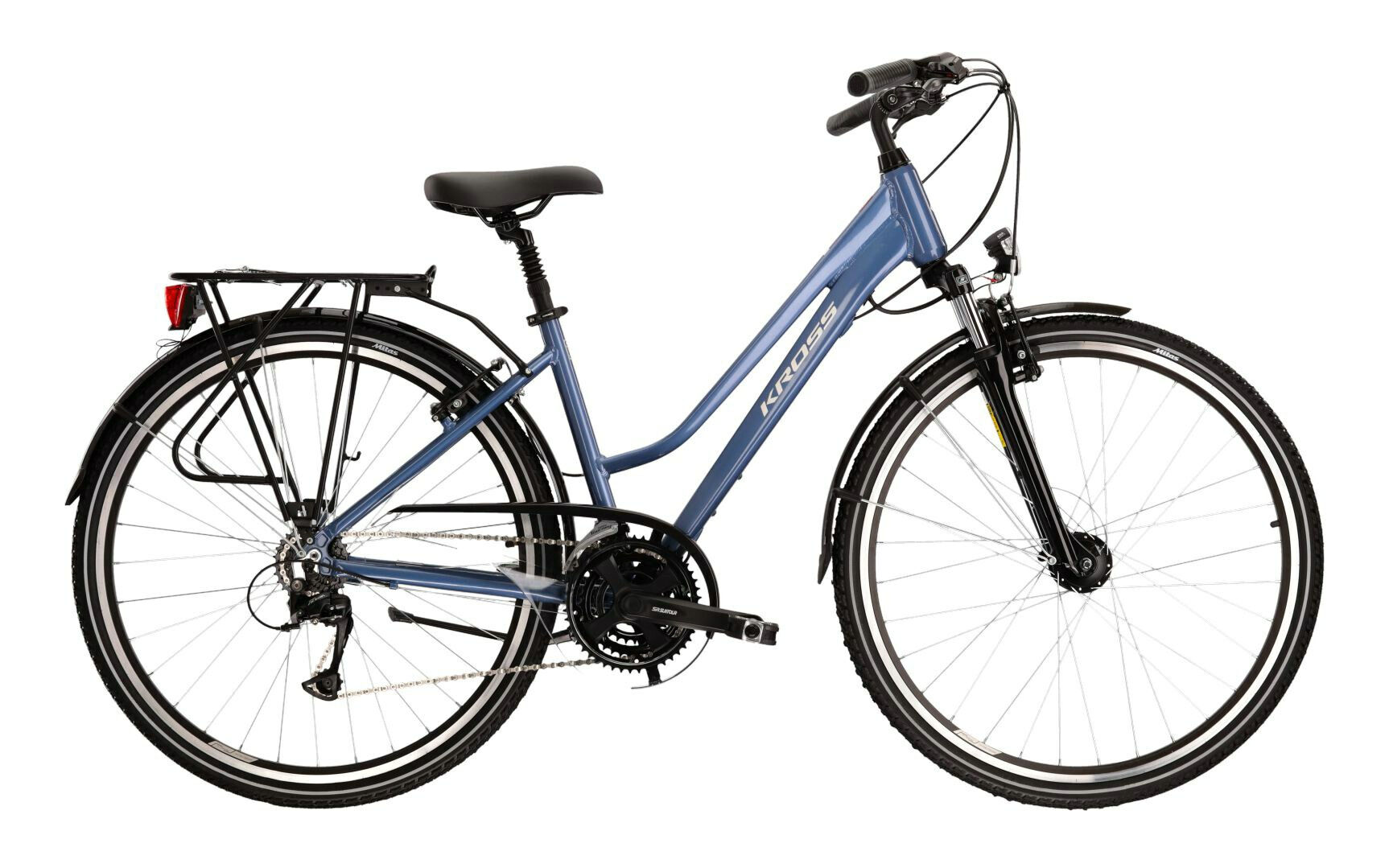 Kross Trans 4.0 blue white 2022 28" Wave