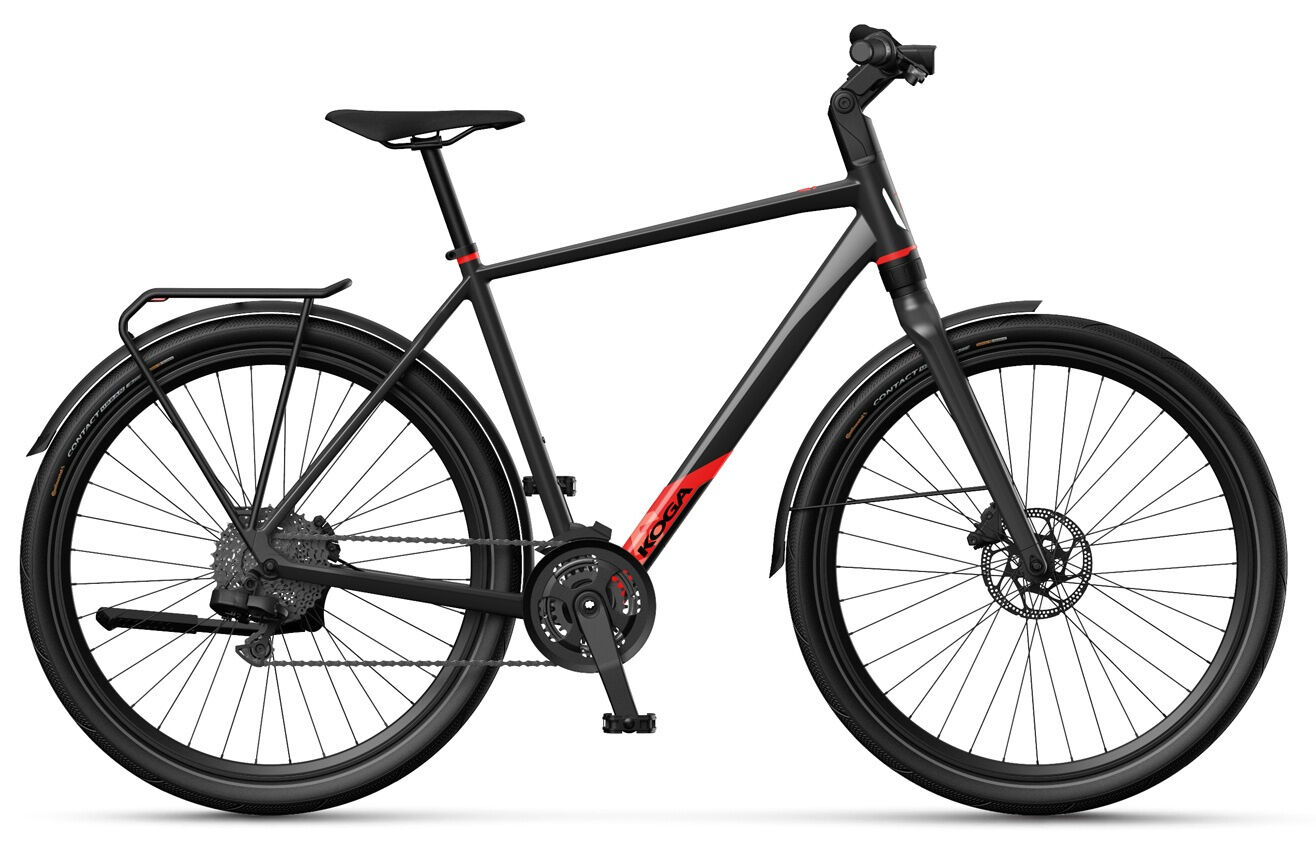 Koga F3 5.0 Gents Panter Black High Gloss 2022 28" Diamant
