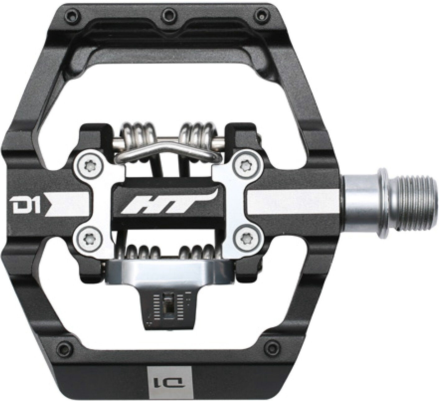 HT Components D1 (Duo) Pedale Schwarz