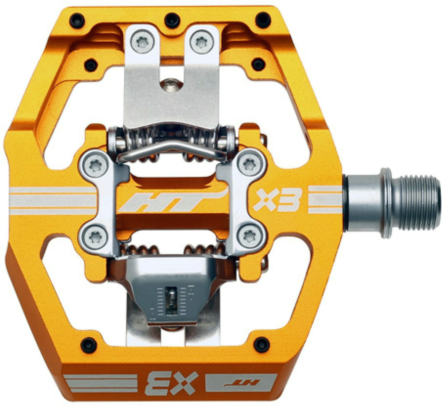 HT Components Pedale HT-X3 CNC Cromoly Orange