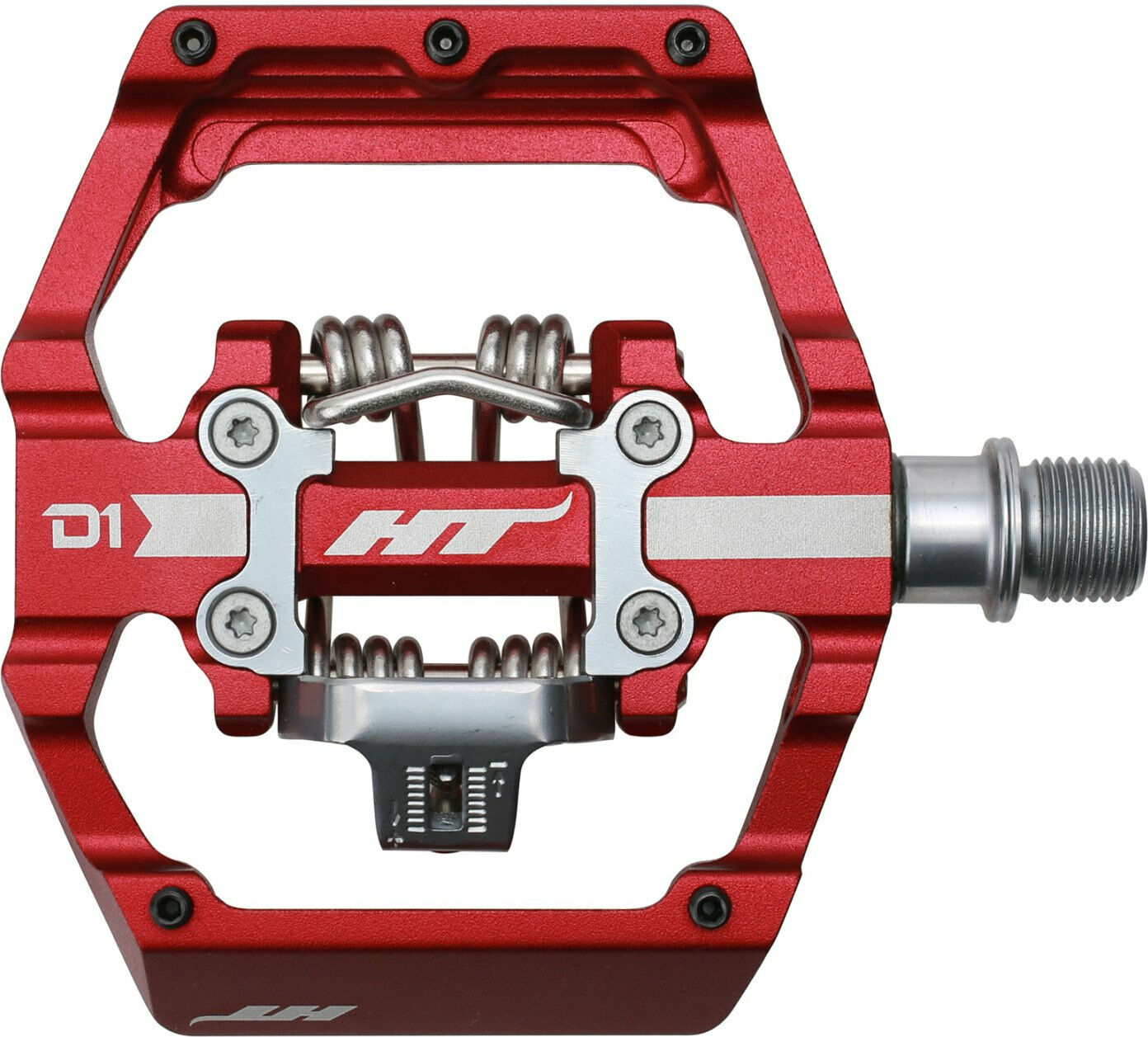 HT Components Pedale D1 (Duo) Rot