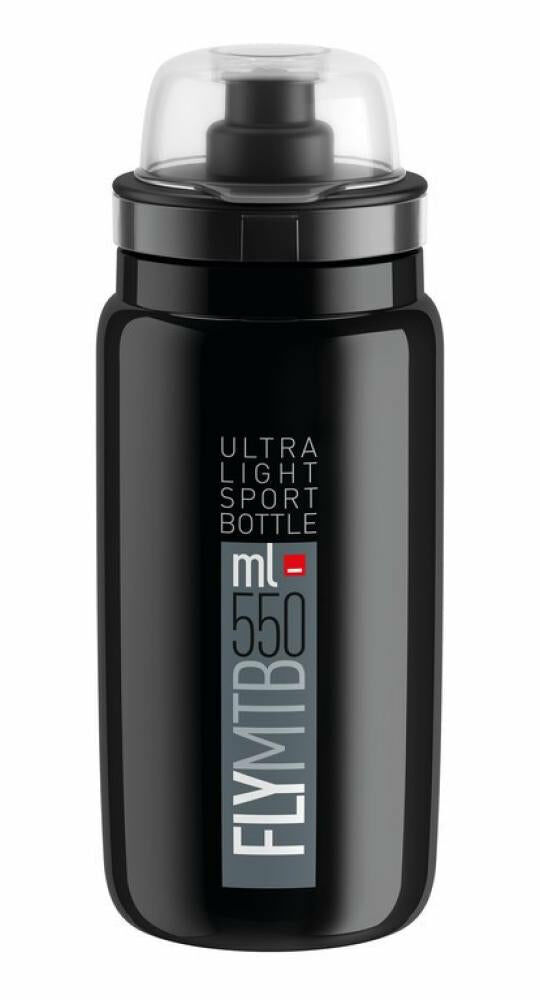 Elite FLY MTB 550 Trinkflasche schwarzgrau