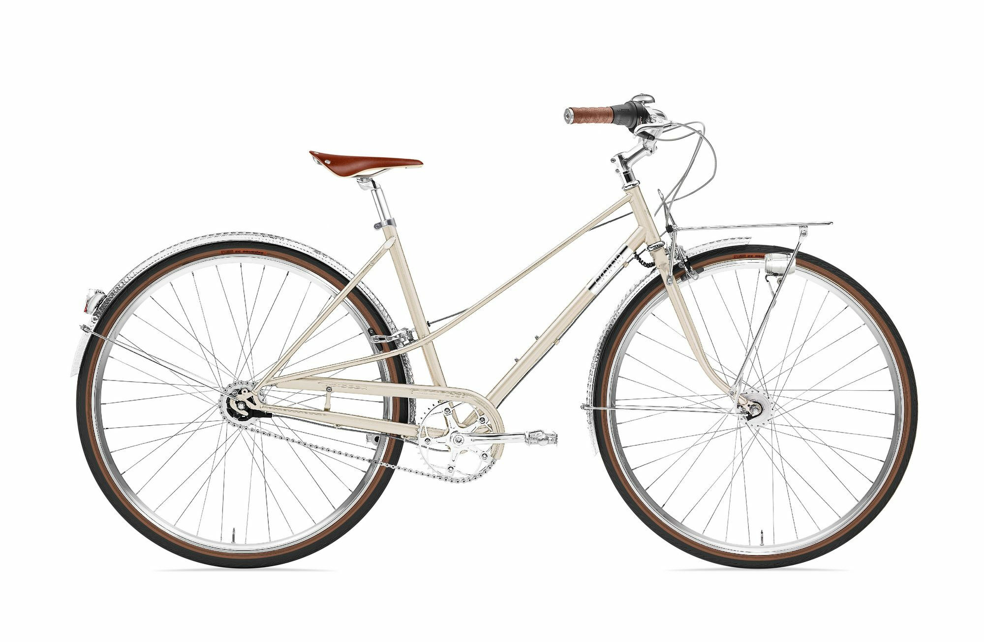 Creme Caferacer Lady Doppio Silver Champagne 28" Trapez Creme Caferacer Lady Doppio Silver Champagne 28" Trapez
