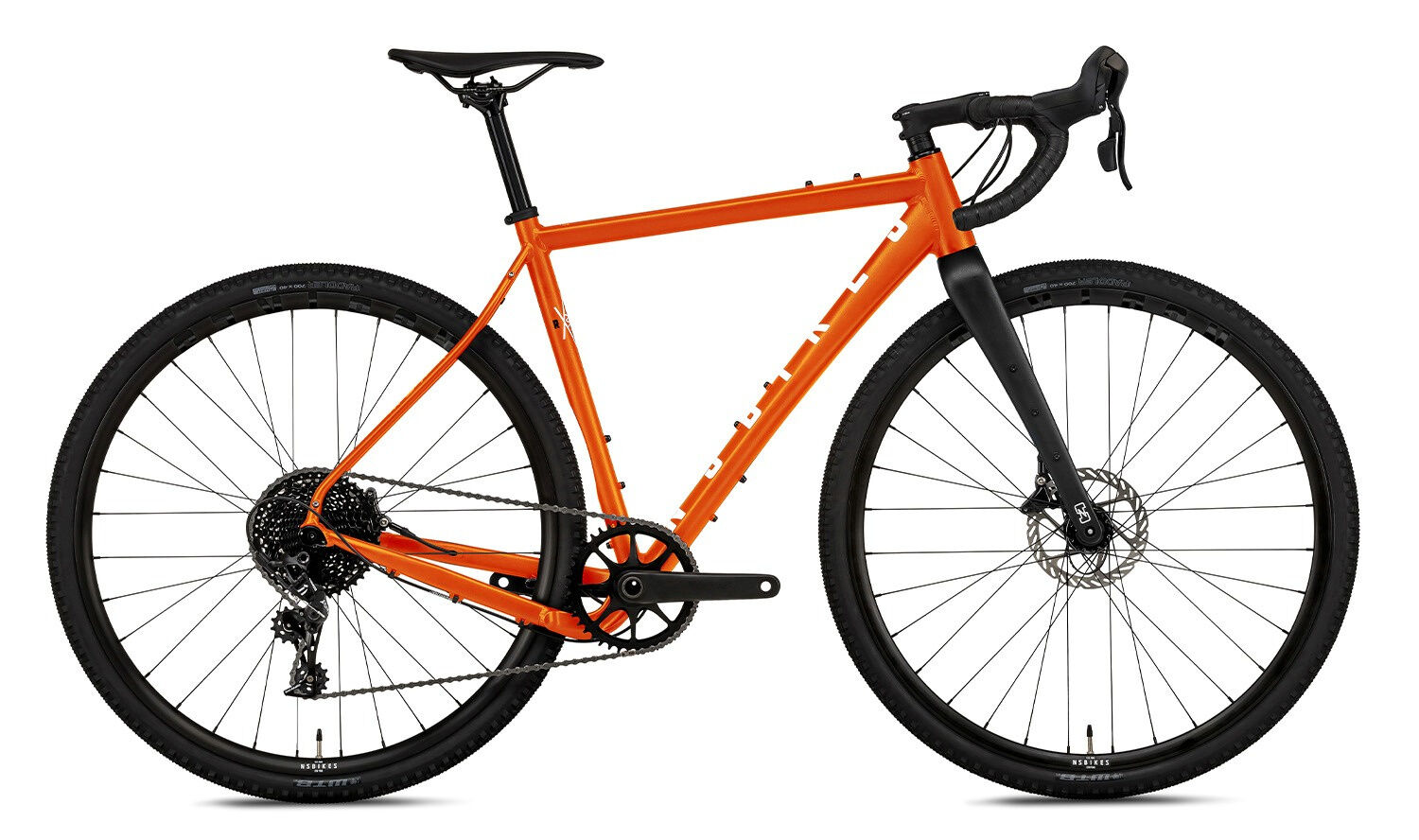 NS Bikes RAG+ 2, 700C Gravel Orange 28"; Diamant L