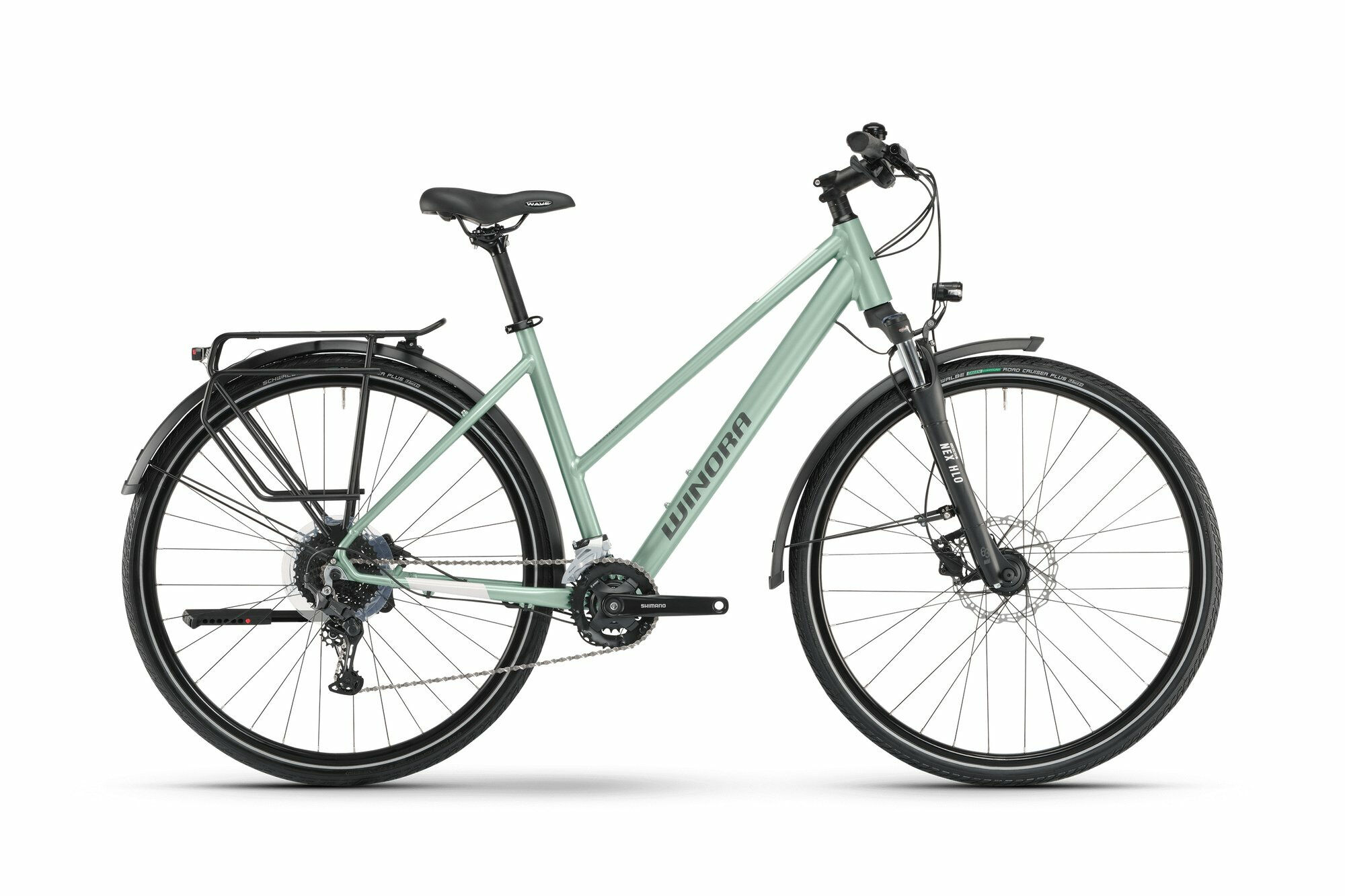 Winora Domingo X18 metallic sage 28" Trapez