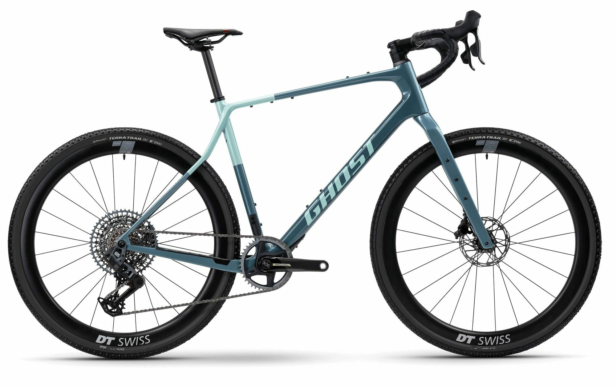 Ghost ASKET X misty green/husky green - glossy 28" Diamant L