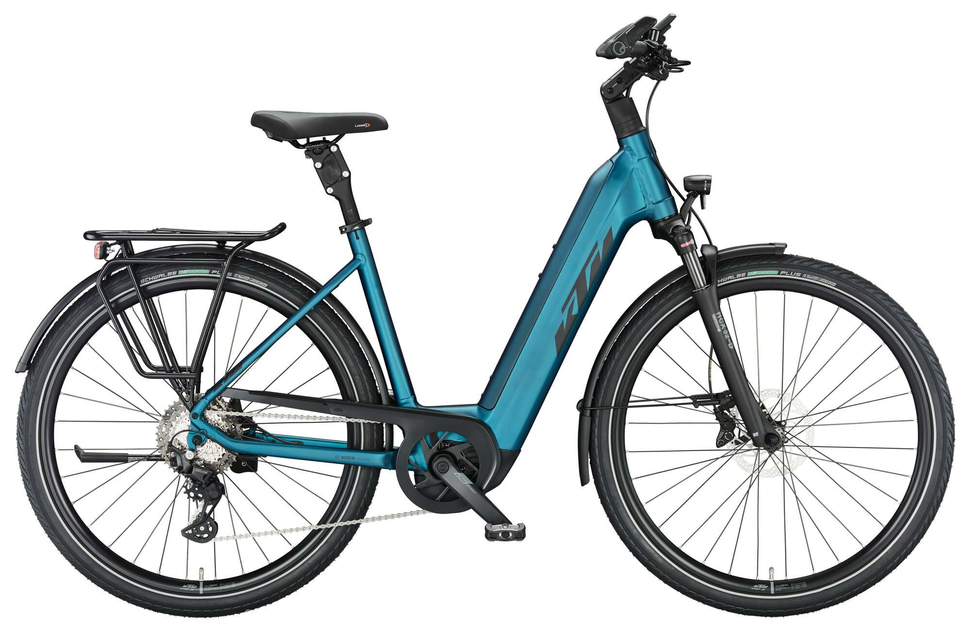 KTM MACINA STYLE 730 WAVE - 28" 750 Wh - vital blue matt (black+silver) 51 cm