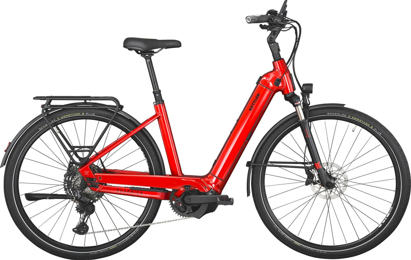 Kettler QUADRIGA COMP CX11 LG classic red shiny 28"; 750 Wh Wave 48 cm