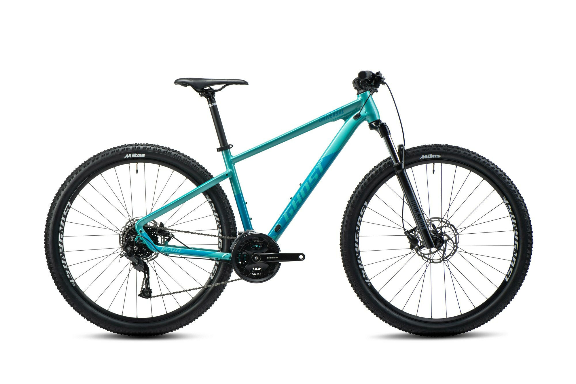 Ghost  Kato Universal  bluegreen pearl/azur blue metallic - glossy  2022 29" Diamant