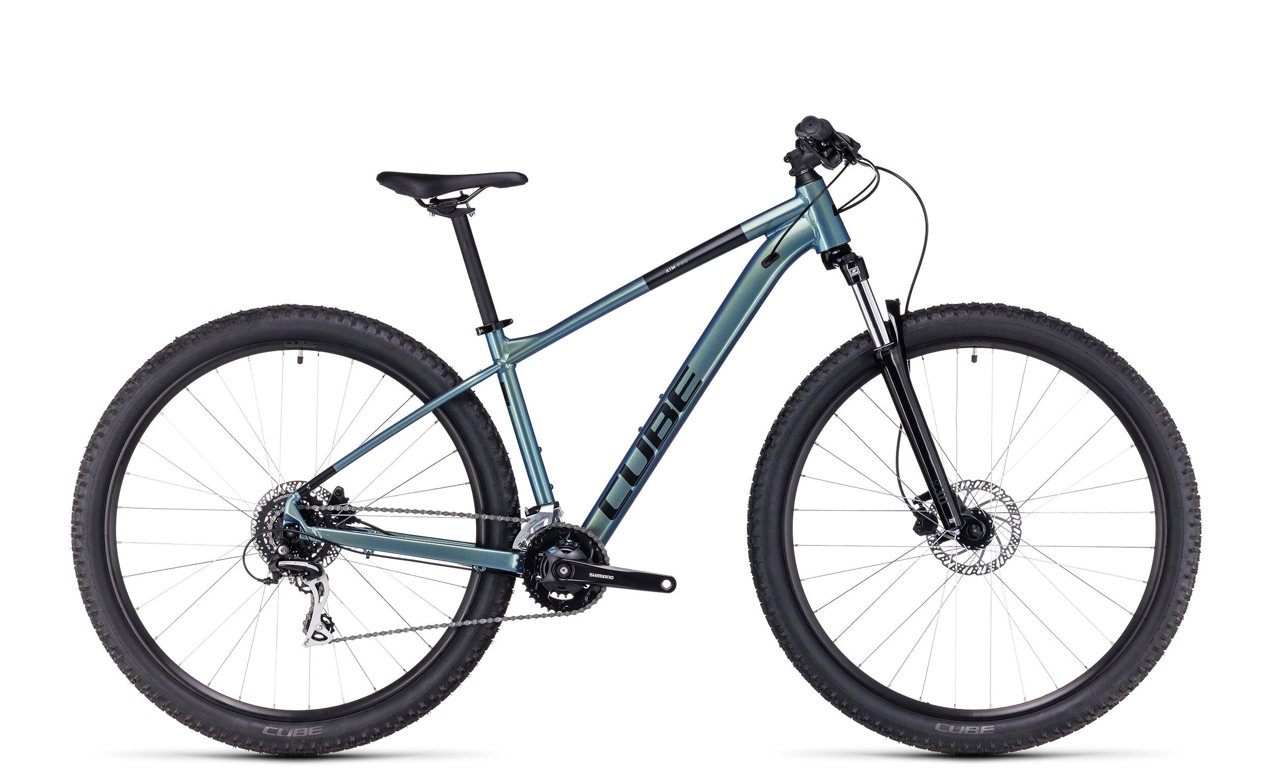 Cube Aim Pro shiftverde´n´black 2023 29" Diamant