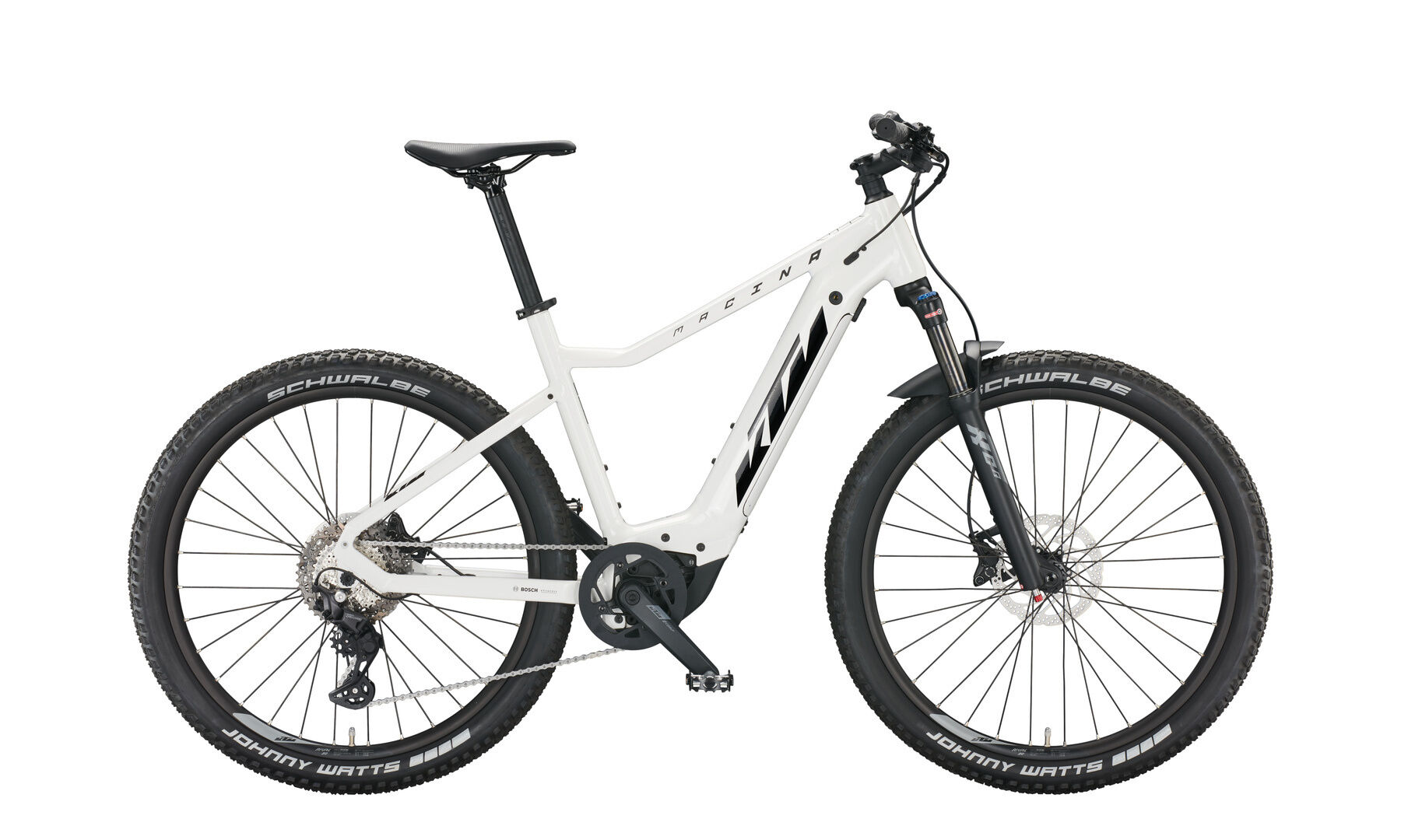 KTM  MACINA RACE 571  metallic white (black+orange)  2022 27,5" 500 Wh Diamant
