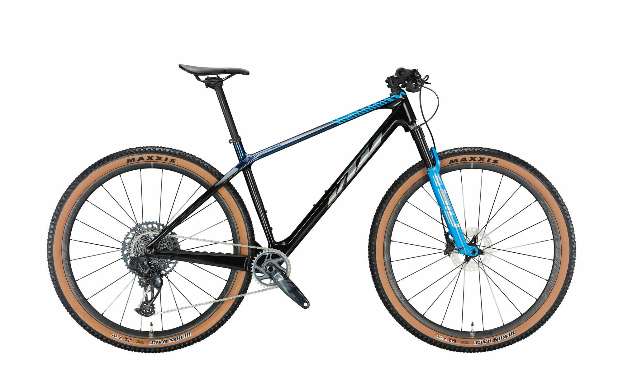 KTM MYROON PRIME carbon (transparent blue+chrome+blue) 29" Diamant