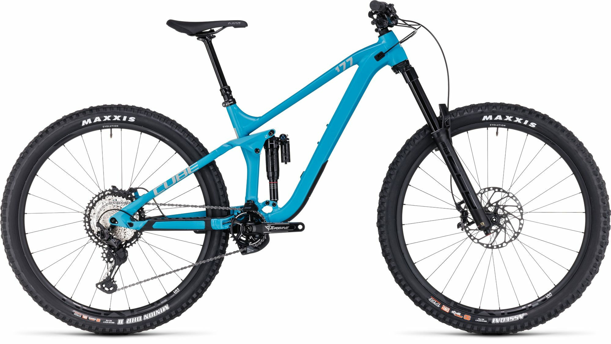 Cube Stereo ONE77 Race 29 bondiblue´n´grey 29" Diamant