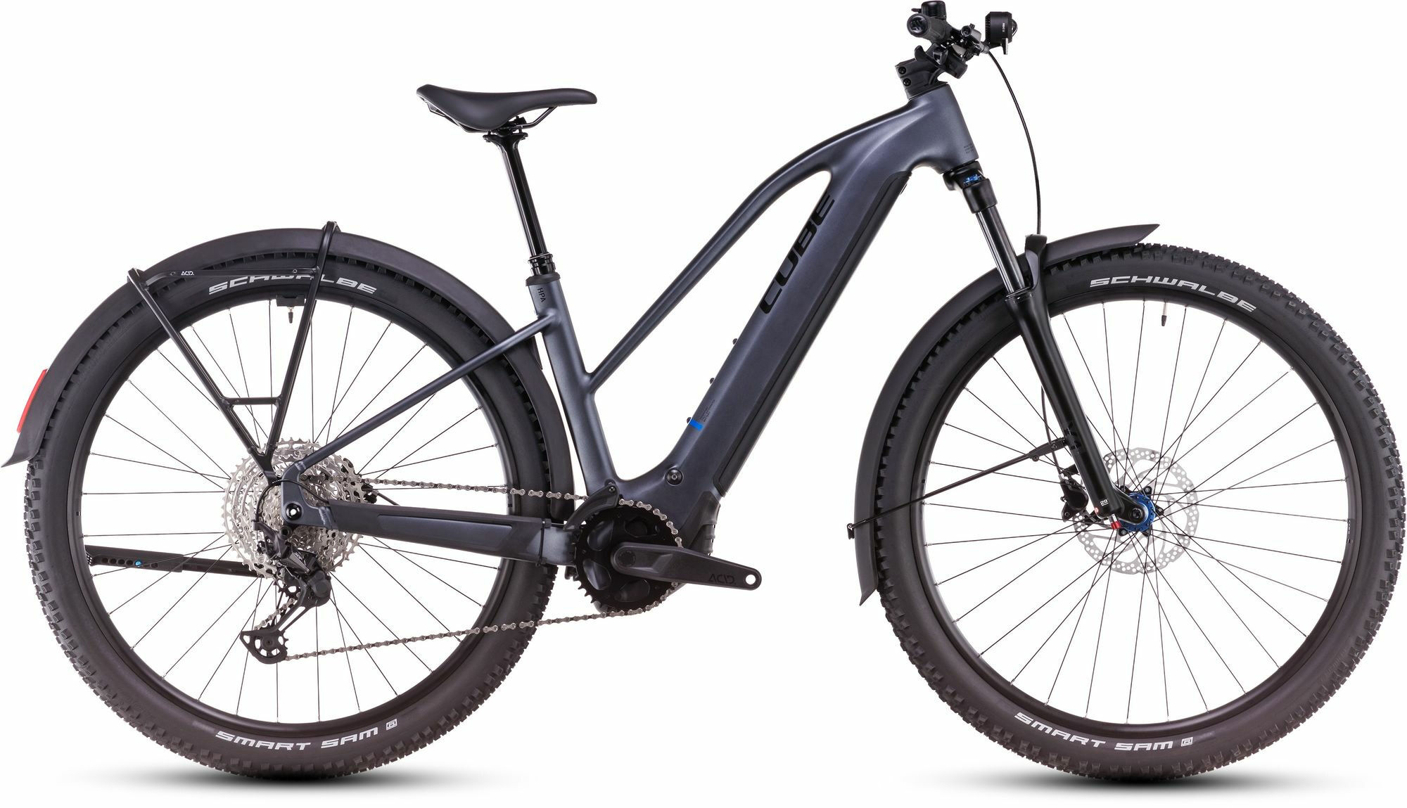 Cube Reaction Hybrid Pro 800 Allroad smaragdgrey´n´prism 27,5" 800 Wh Trapez