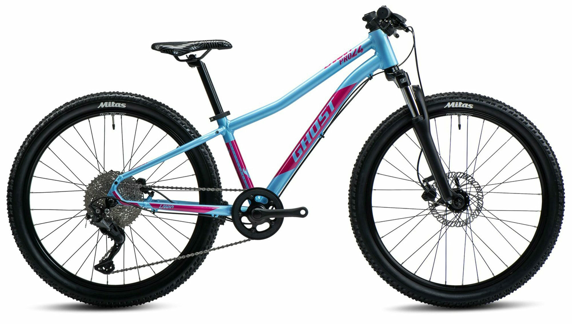 Ghost Lanao 24 Pro baby blue/magenta-glossy 2022 24" Diamant