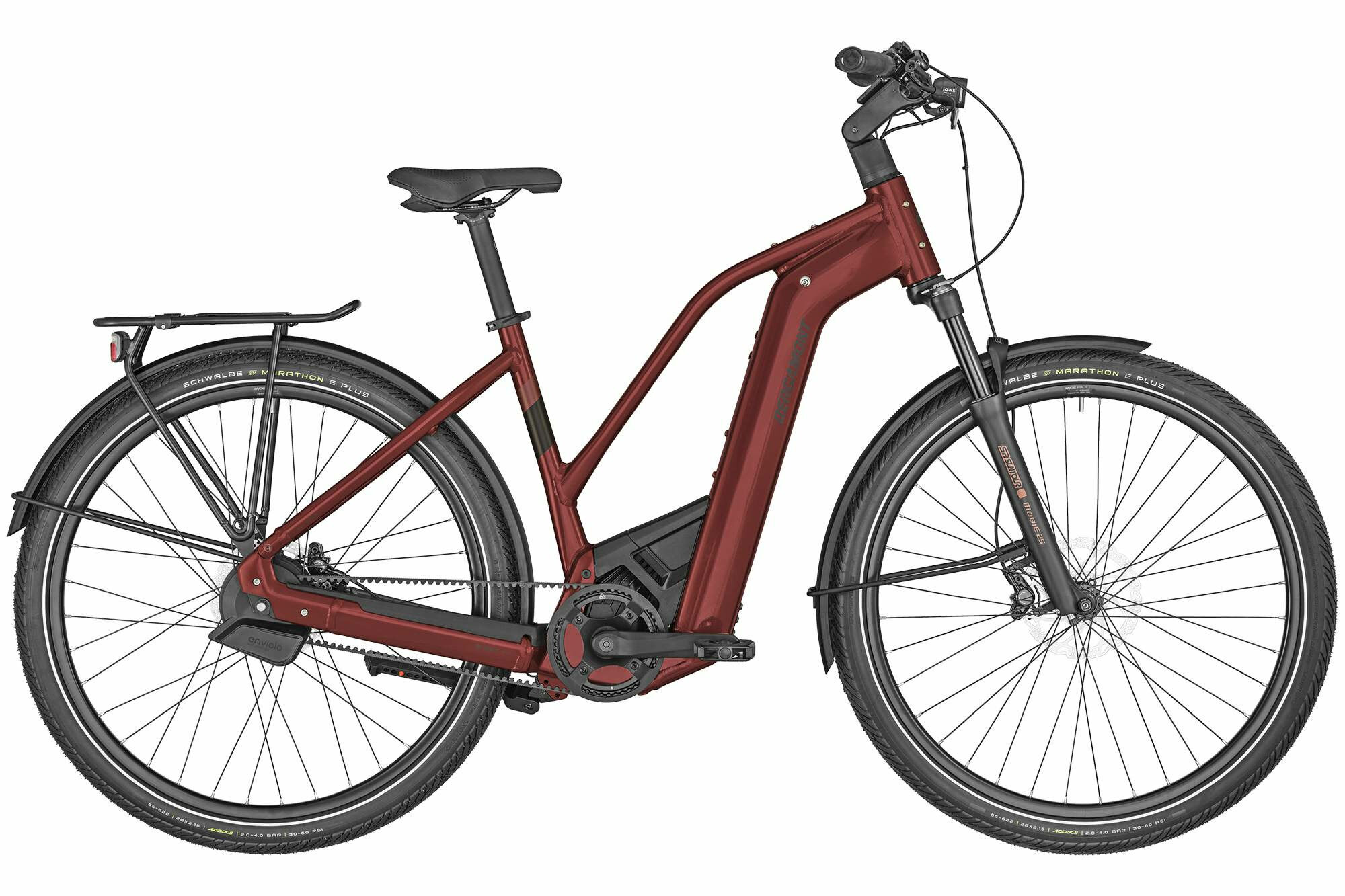 Bergamont E-HORIZON PREMIUM PRO BELT LADY - 28" 750 Wh - shiny true red