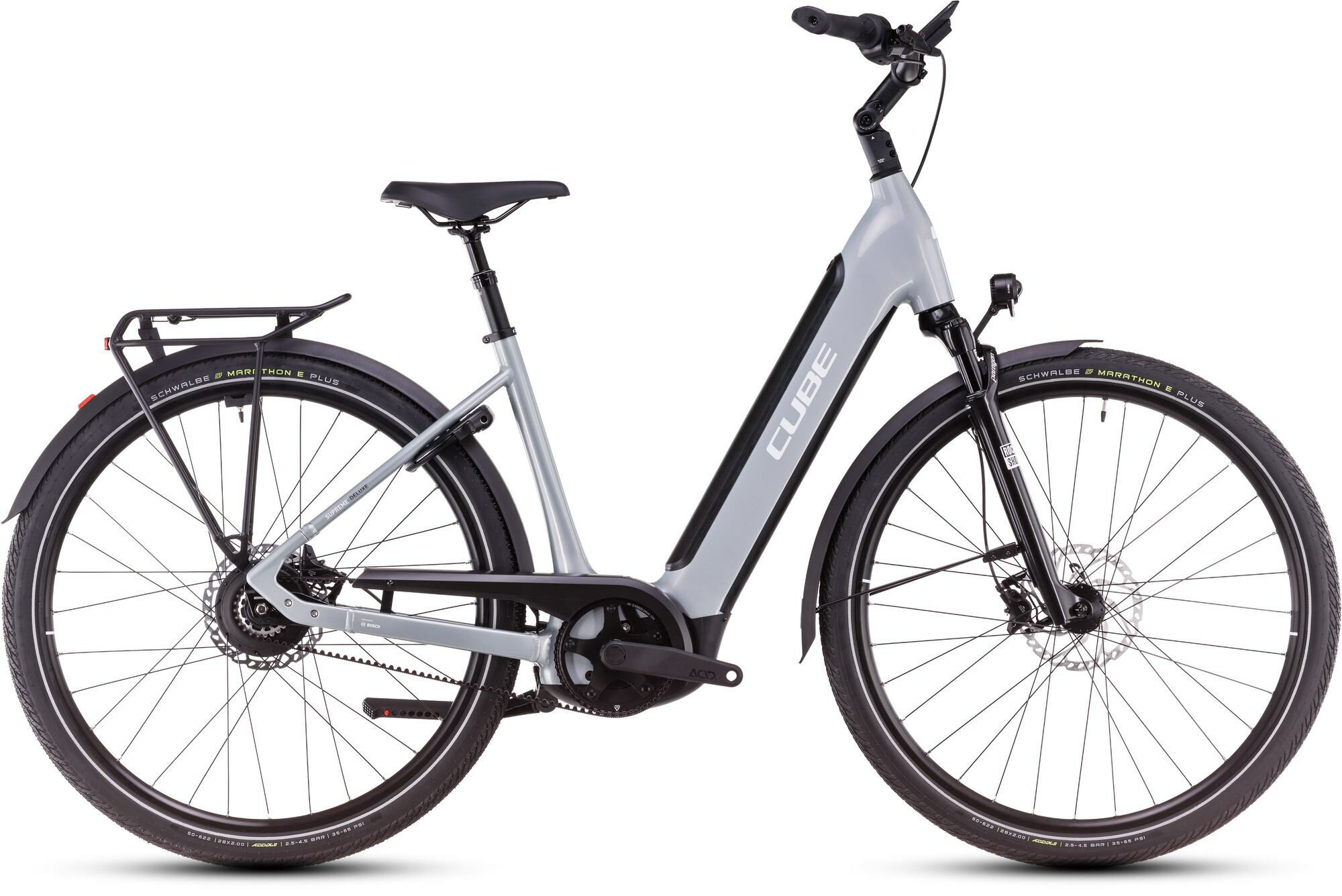 Cube Supreme Hybrid Deluxe SLX 625 polargrey´n´white - 625 Wh - 28 Zoll - Wave (2025)