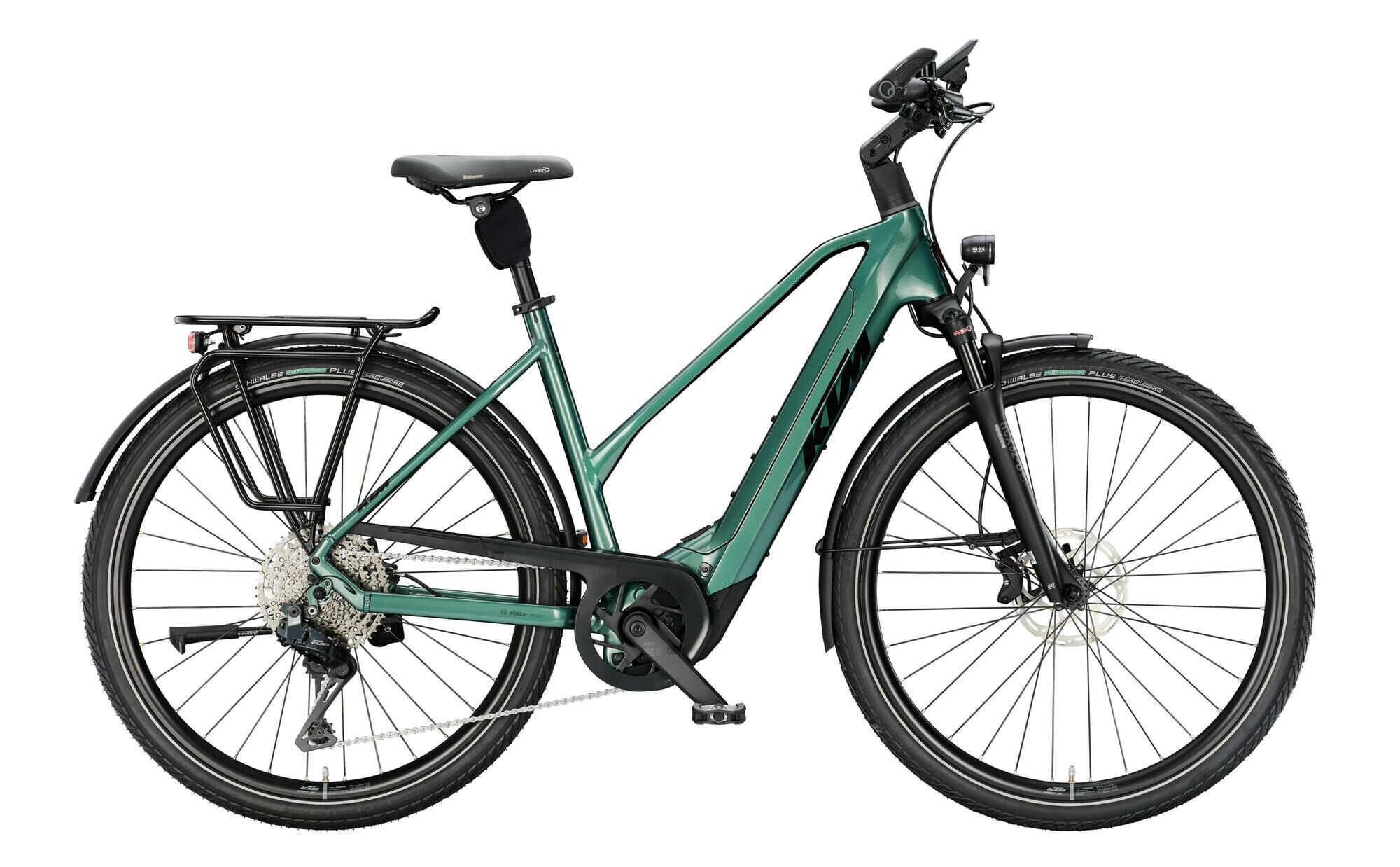 Ktm MACINA STYLE 820 Di2 TRAPEZ - 28" 800 Wh - oxygen green (black+orange)