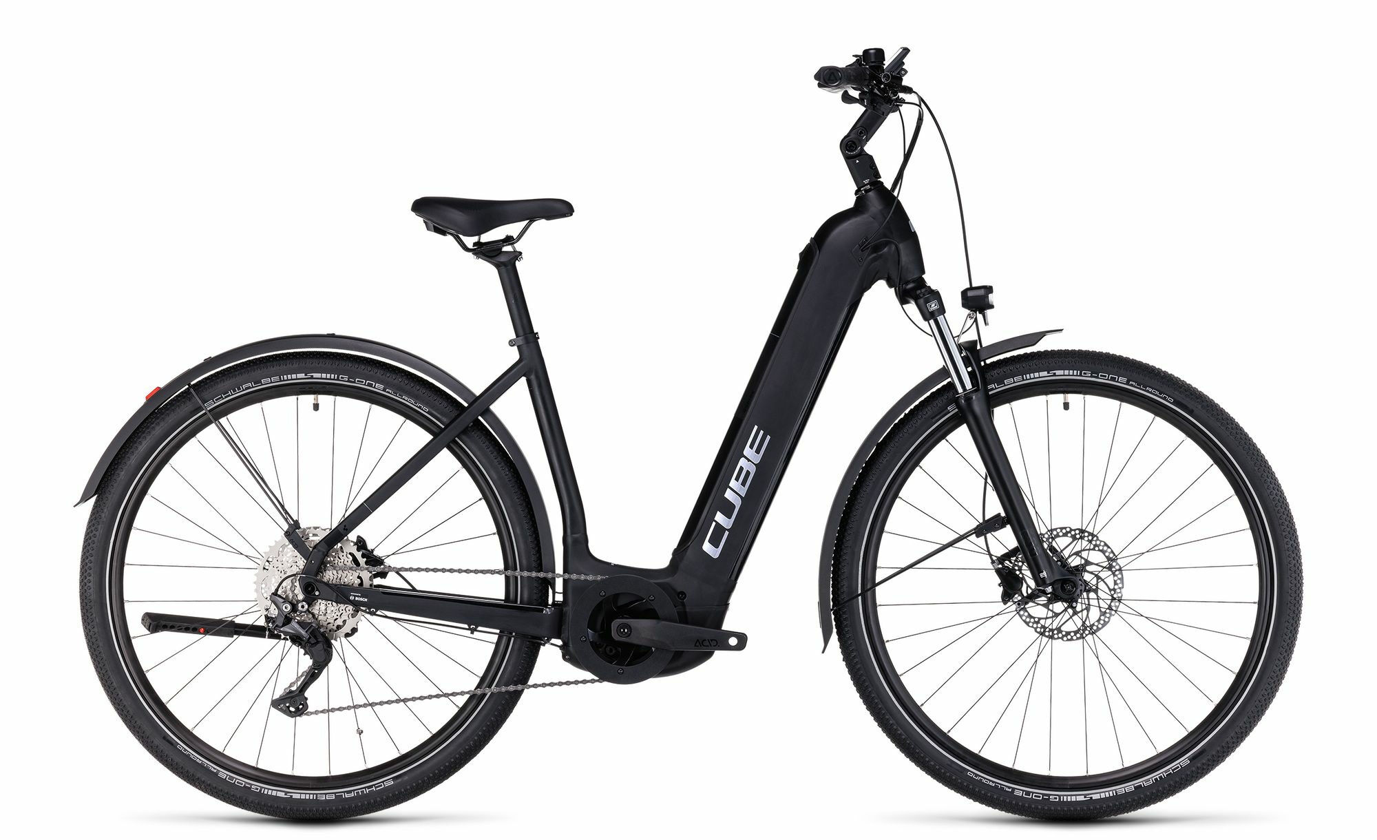 Cube Nuride Hybrid Pro 750 Allroad black´n´metal 2023 28" 750 Wh Wave