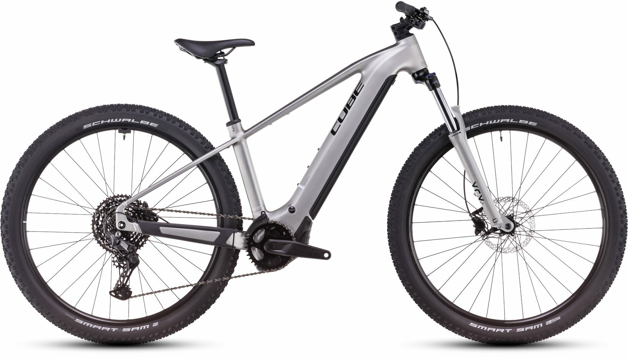 Cube REACTION HYBRID ONE 600 silver ́n ́black 29" 600 Wh Diamant XL