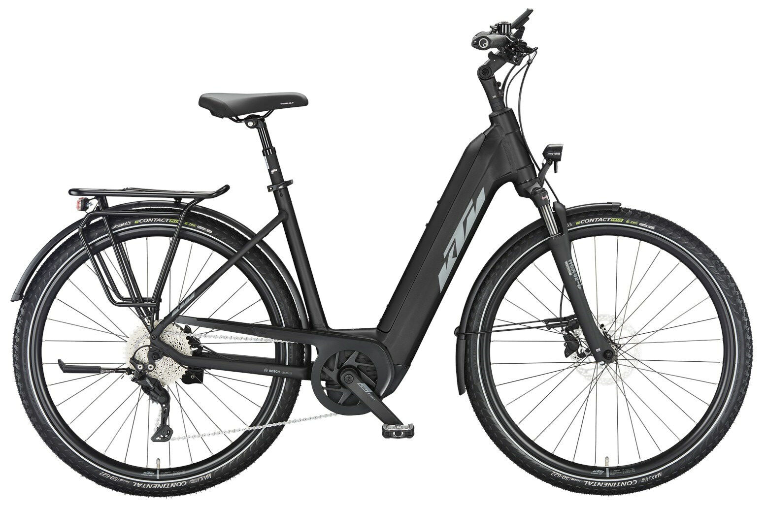 KTM MACINA TOUR CX 610 black matt (grey+yellow) 28" 625 Wh Wave 46 cm