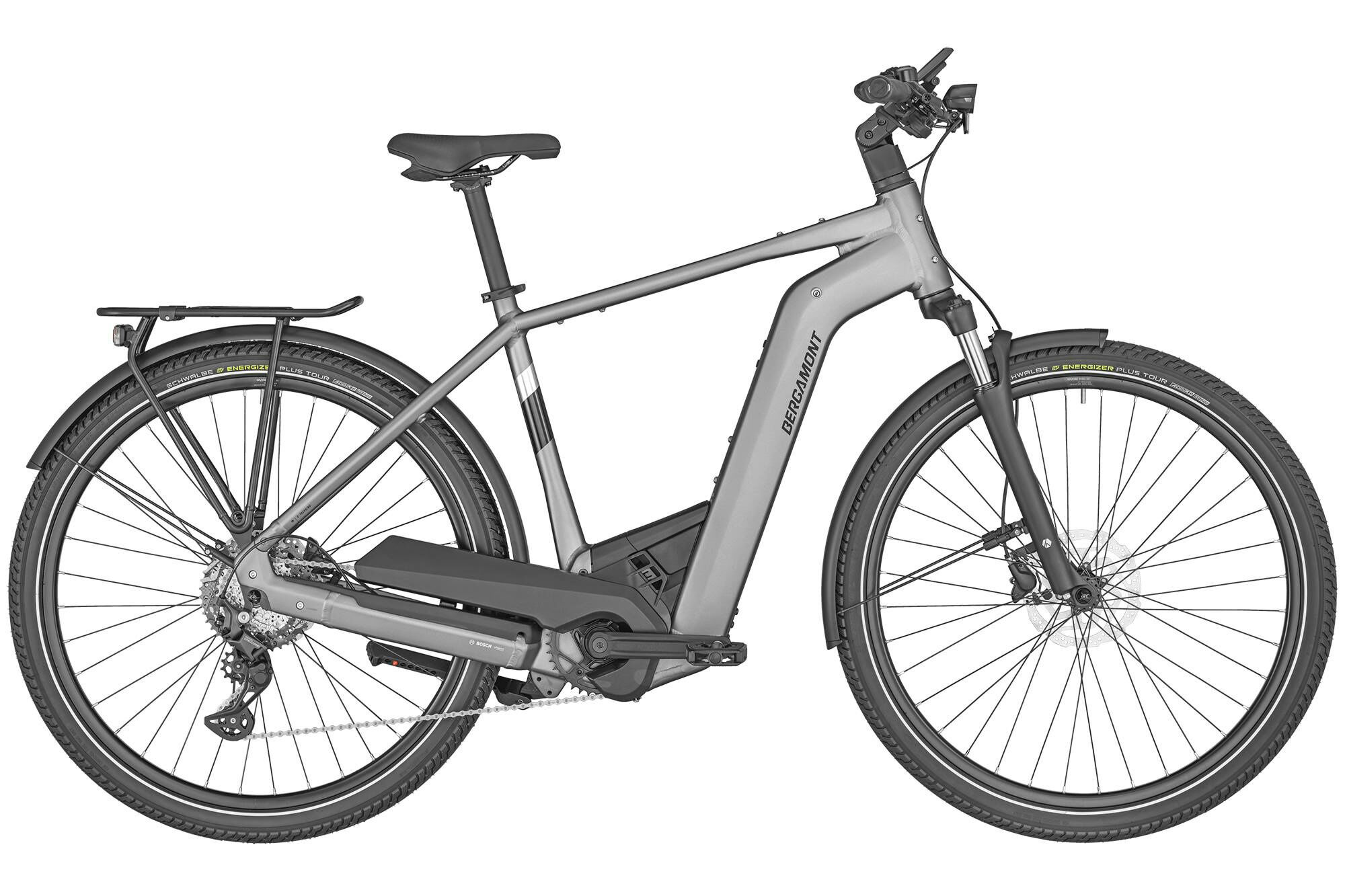 Bergamont E-HORIZON SPORT 6 GENT - 28" 625 Wh - matt titanium silver 48 cm