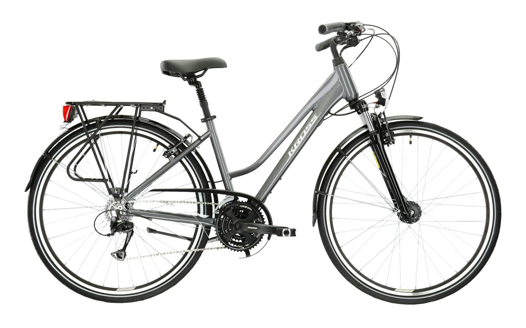 Kross Trans 4.0 graphite black 2022 28" Wave