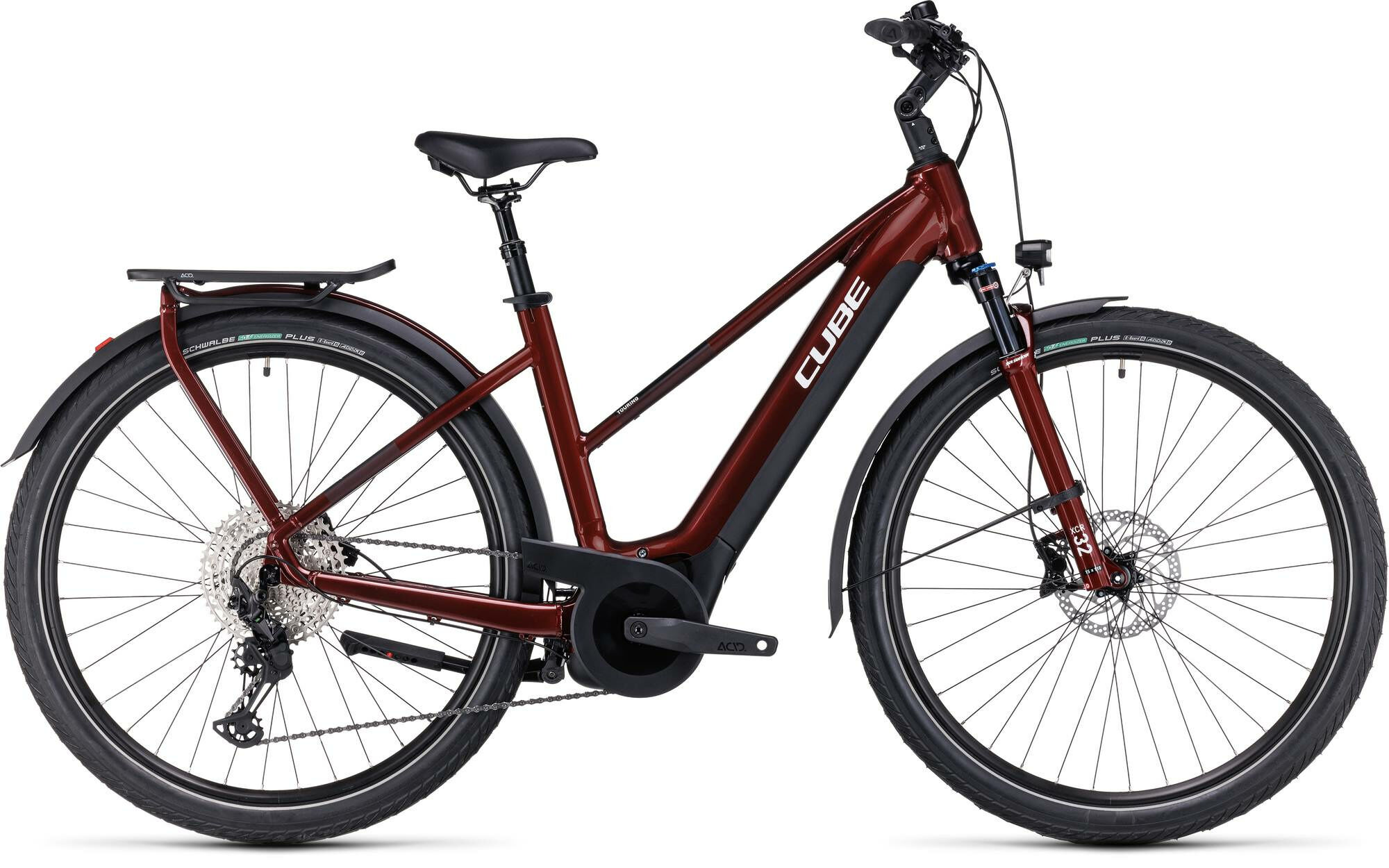 Cube Touring Hybrid EXC 625 red´n´white 2024 28" 625 Wh Trapez