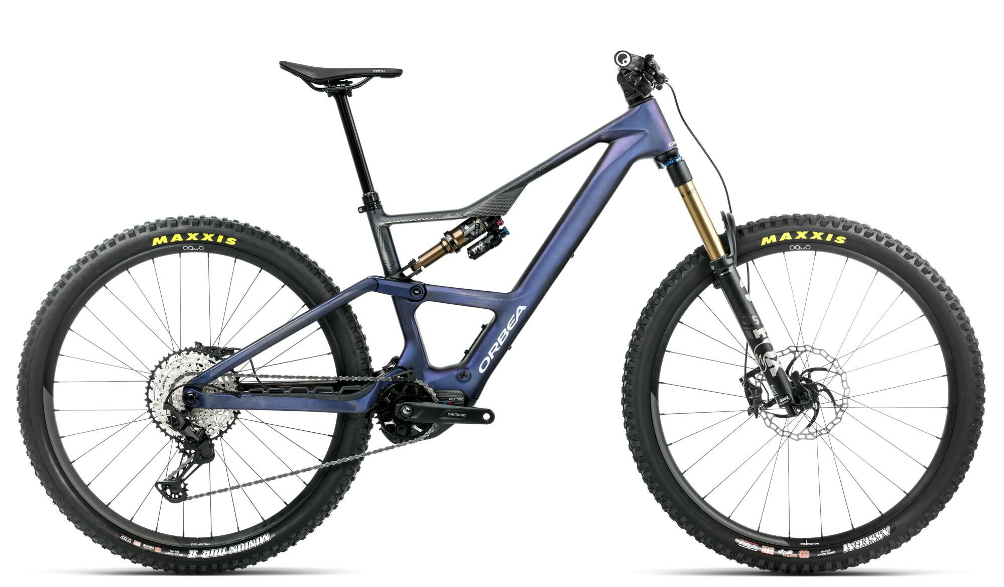 Orbea RISE LT M10 630W Tanzanite Carbon View-Carbon Raw (Matt) 2025 29" 630 Wh Diamant