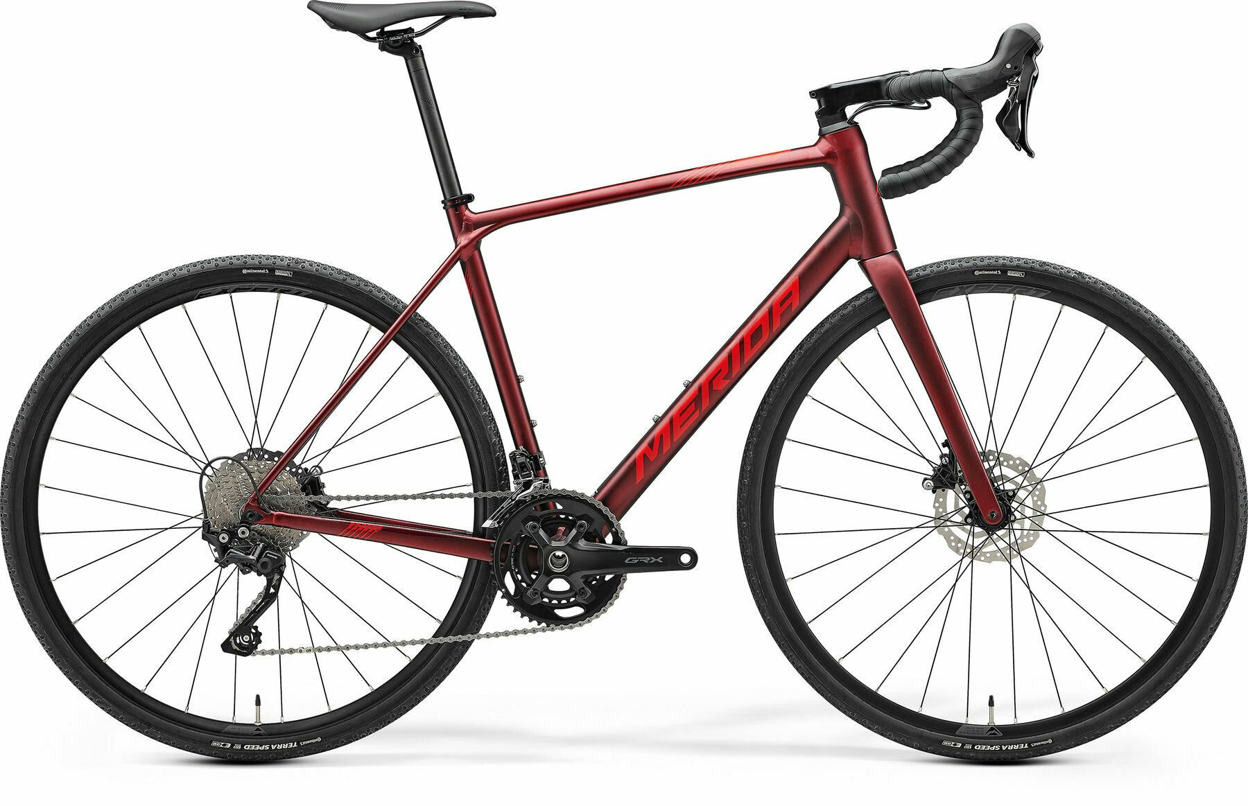 Merida SCULTURA ENDURANCE GR 500 Matt Burgundy Red 28" Diamant XL