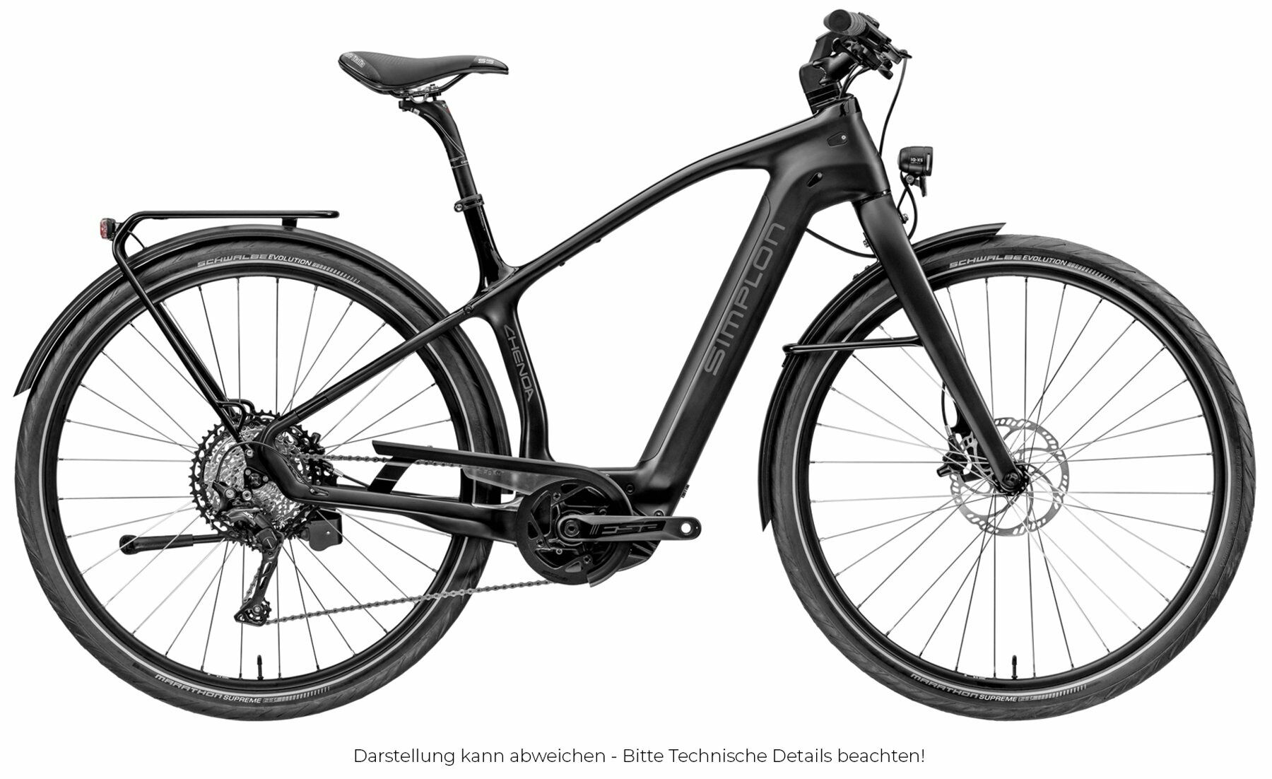 Simplon Chenoa Bosch CX Deore10 Carbon Matt/Black Glossy 28" 625 Wh Diamant 51 cm