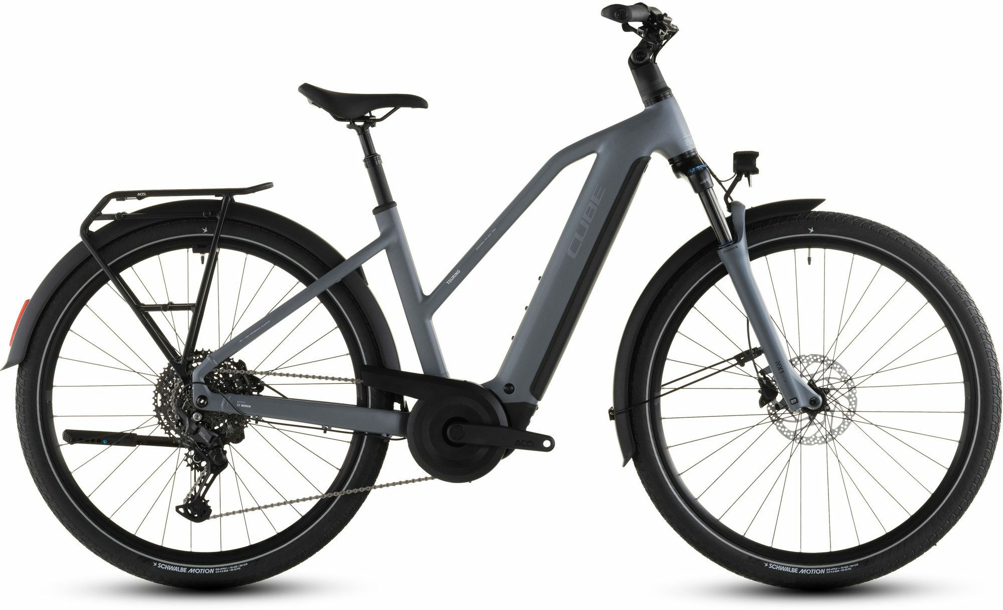 Cube Touring Hybrid Pro 800 pearlgrey´n´grey 28" 800 Wh Trapez