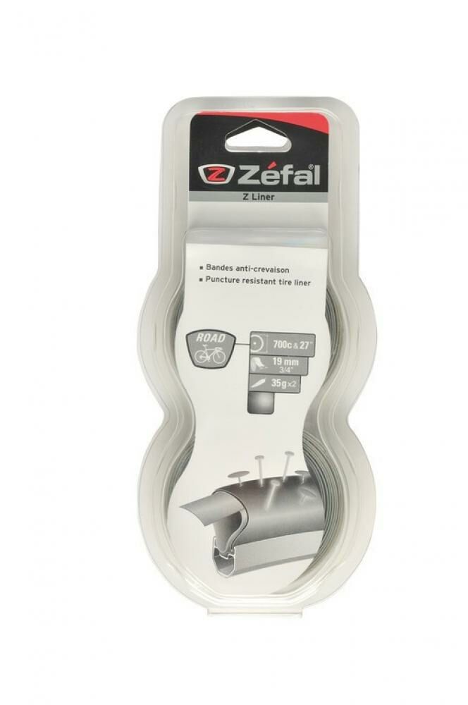 Zefal Pannenschutzband Z Liner grau Road Breite 19 mm 27Zoll und 700C Antiplatt