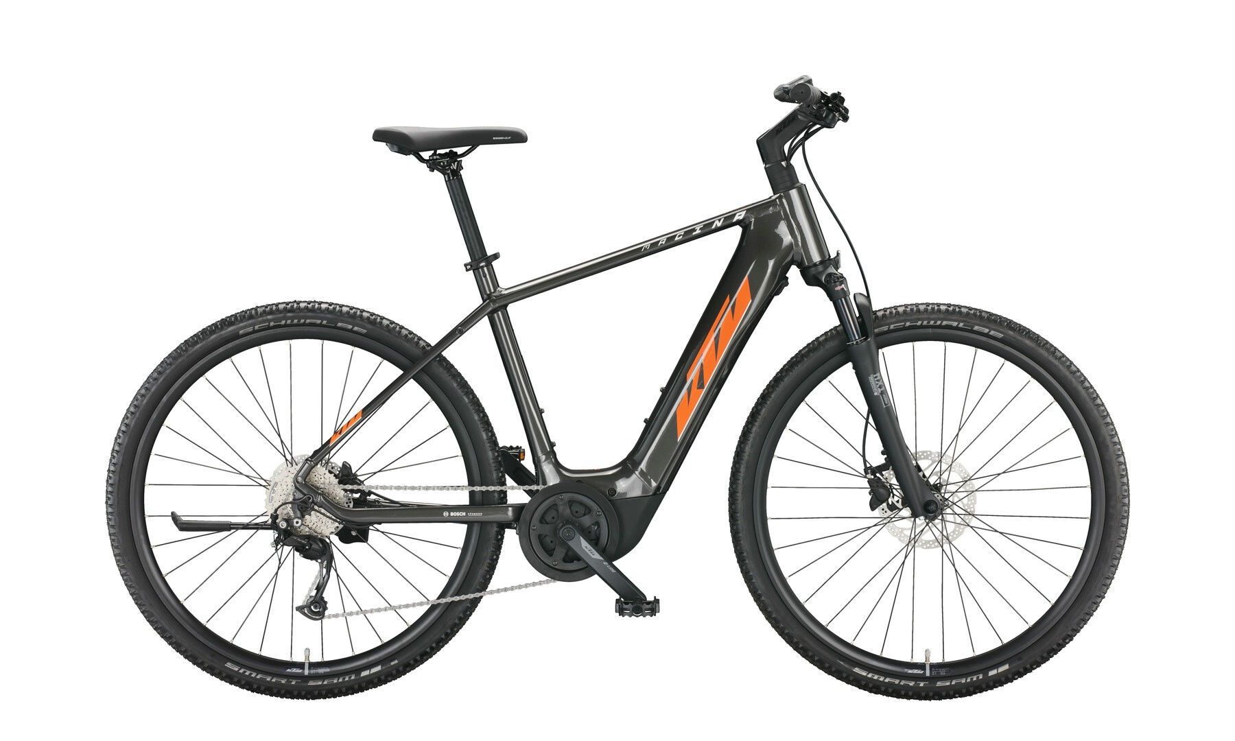 KTM MACINA CROSS P510 machine grey (orange+silver) 28" 500 Wh Diamant 51 cm