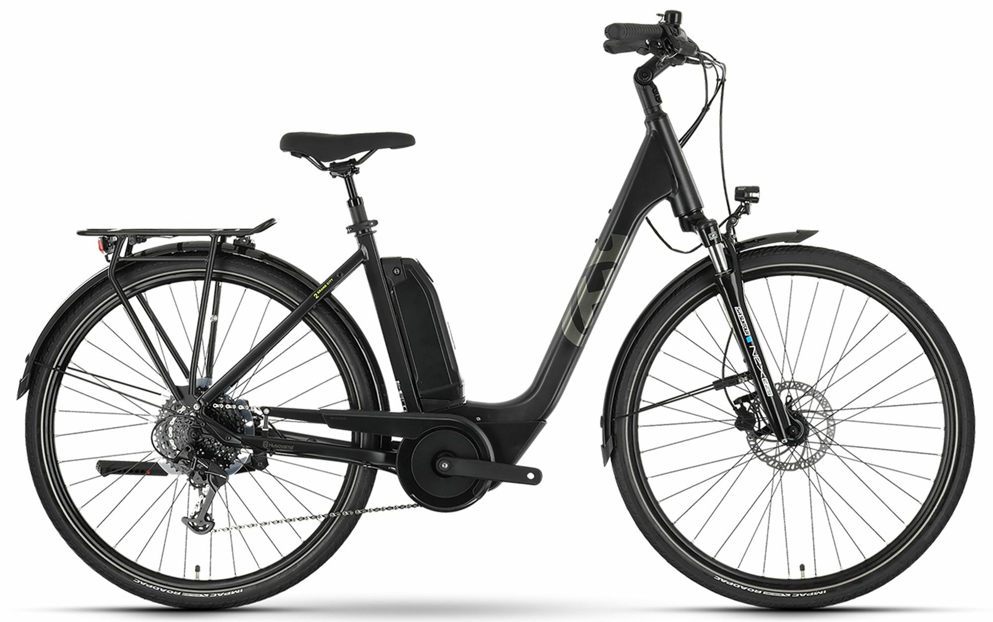 Husqvarna Grand City Y2 T350 black matt 2024 26" 500 Wh Wave
