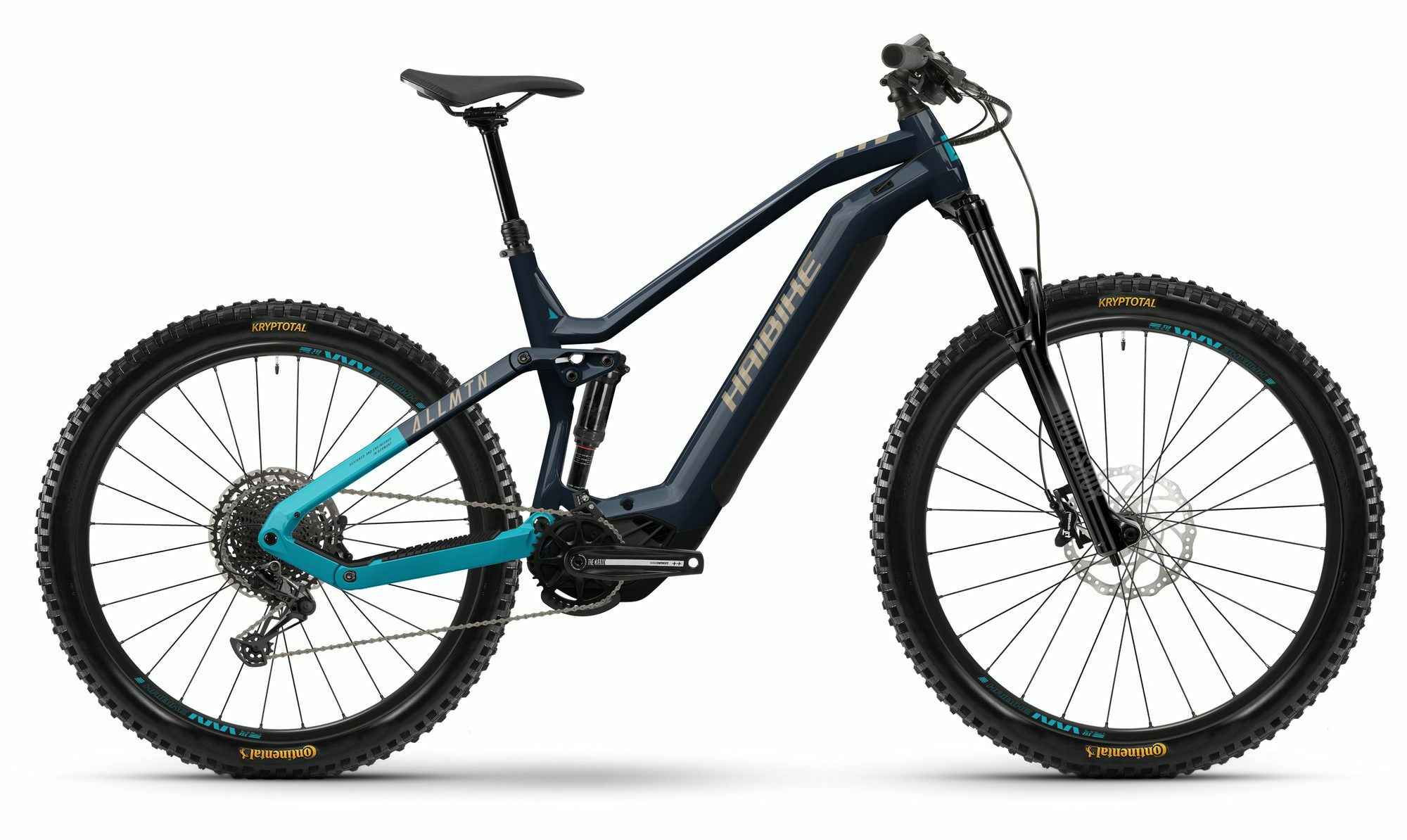 Haibike AllMtn 2 blue/cyan/caramel - gloss 2024 29"/27,5" 720 Wh Diamant