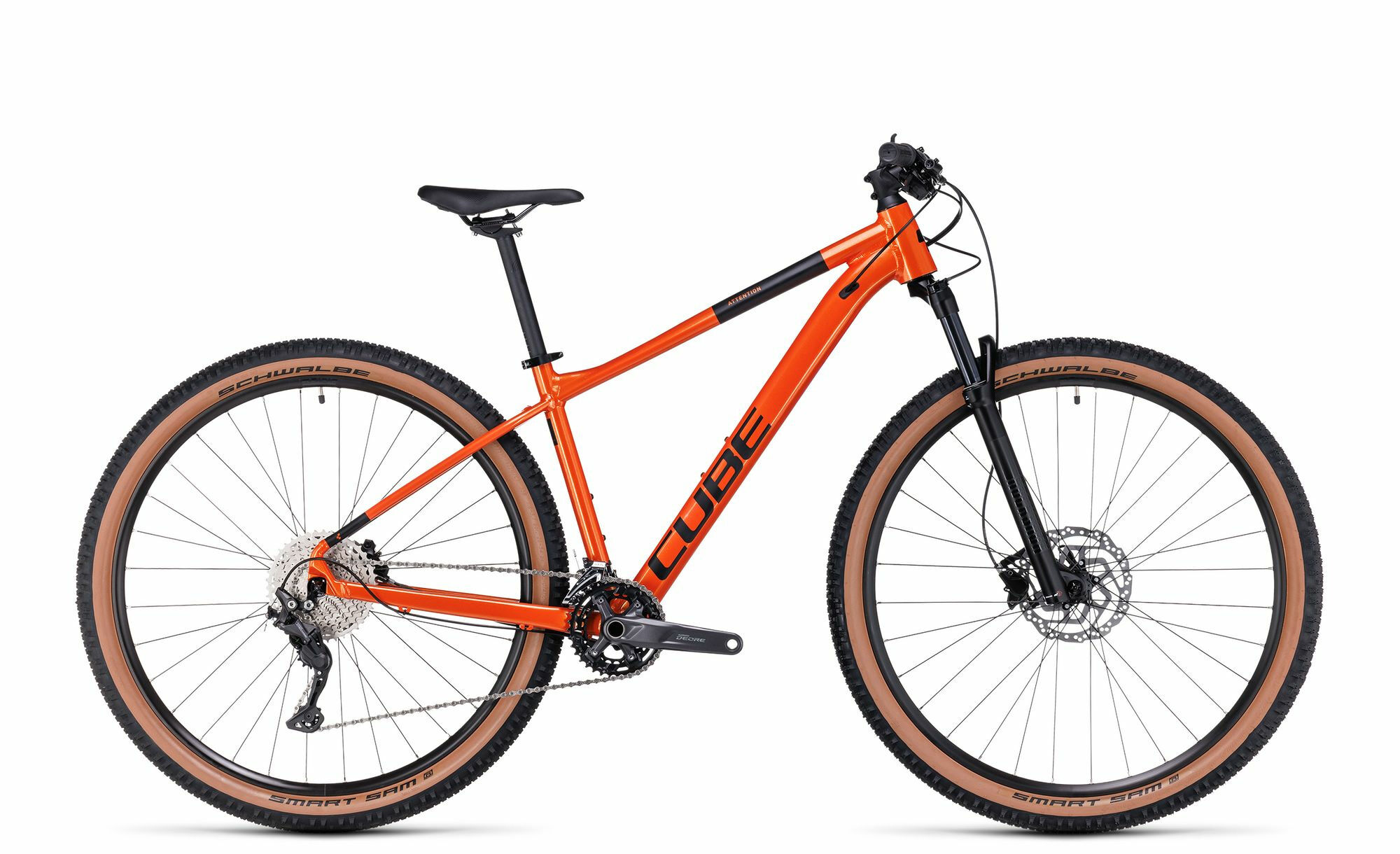 Cube Attention fireorange´n´black 2023 27,5" Diamant