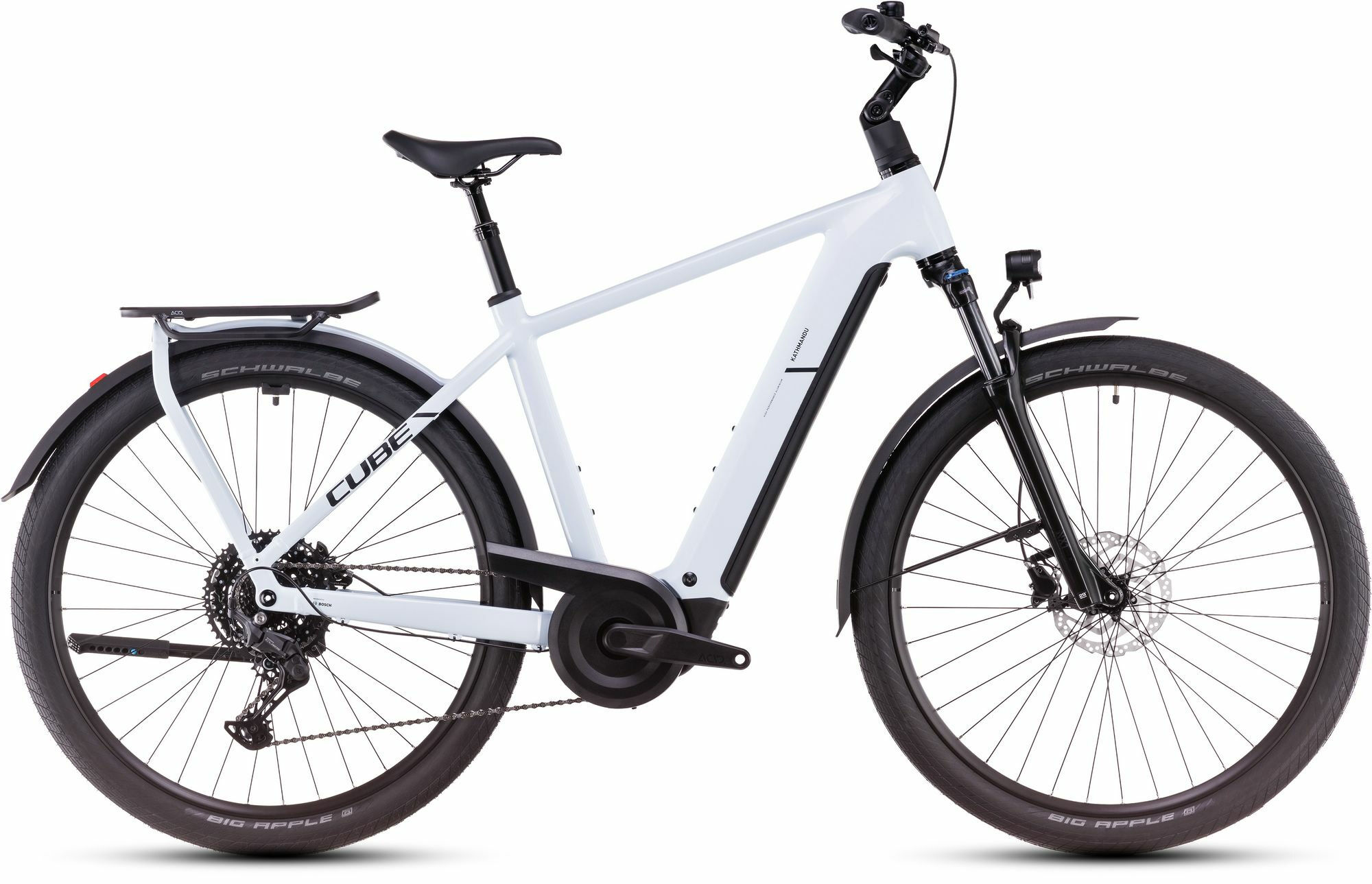 Cube Kathmandu Hybrid ONE 800 polarwhite´n´black 28" 800 Wh Diamant