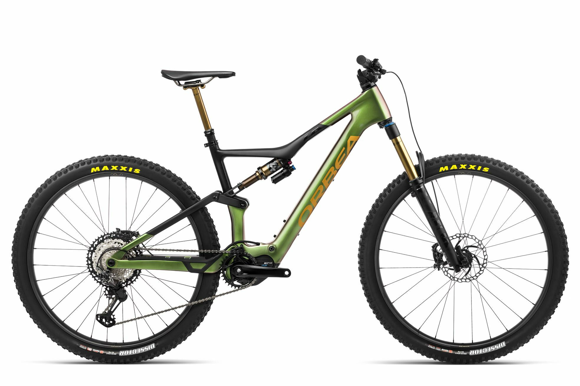 Orbea RISE M-TEAM Chameleon Goblin Green (Gloss)-Black (Matt) 2023 29" 360 Wh Diamant