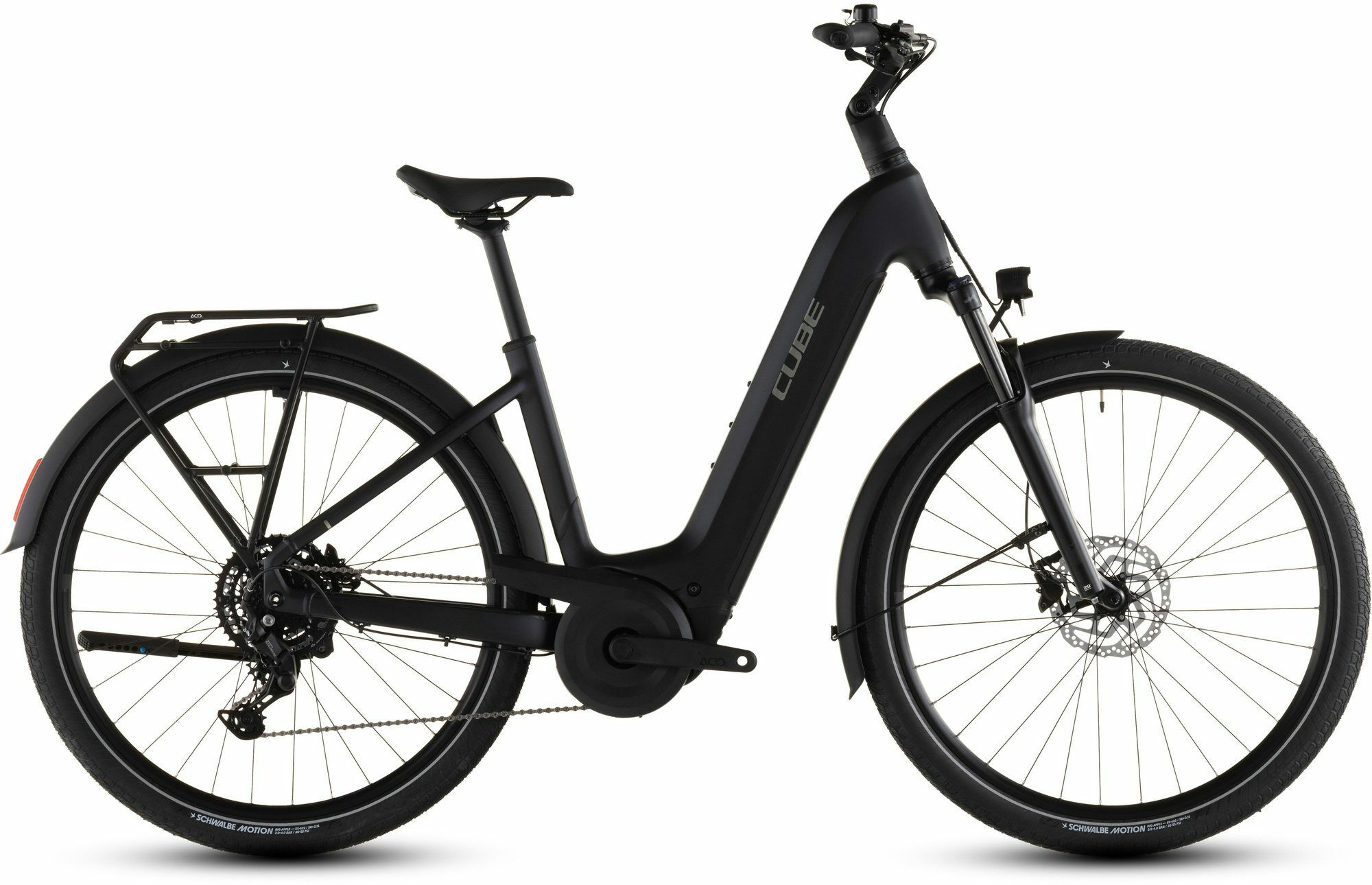 Cube Touring Hybrid ONE 600 coal ́n ́chrome 28"; 600 Wh Wave 54 cm