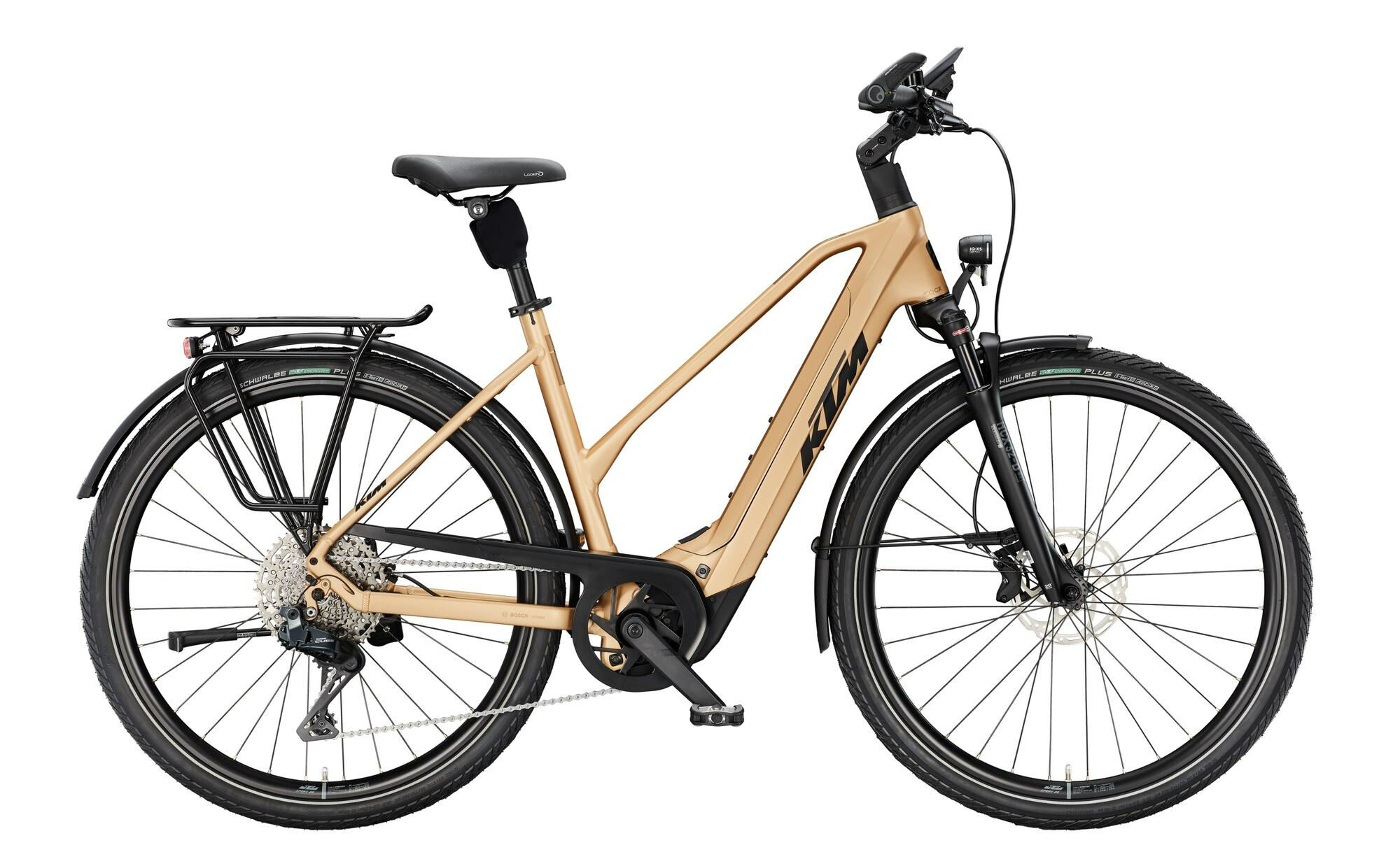 Ktm MACINA STYLE 820 Di2 TRAPEZ - 28" 800 Wh - golden dust matt (black)